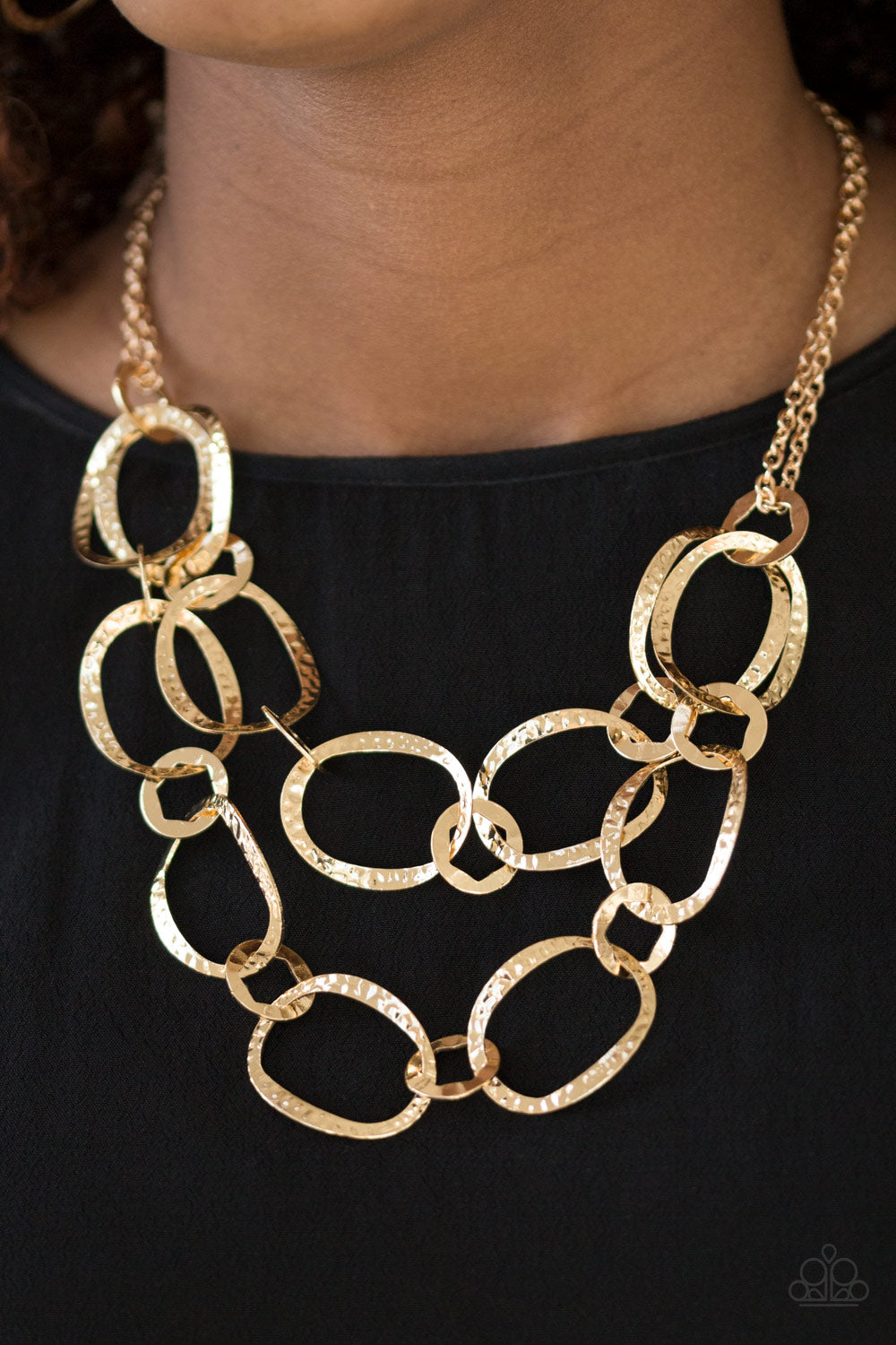 Circus Chic - gold - Paparazzi necklace