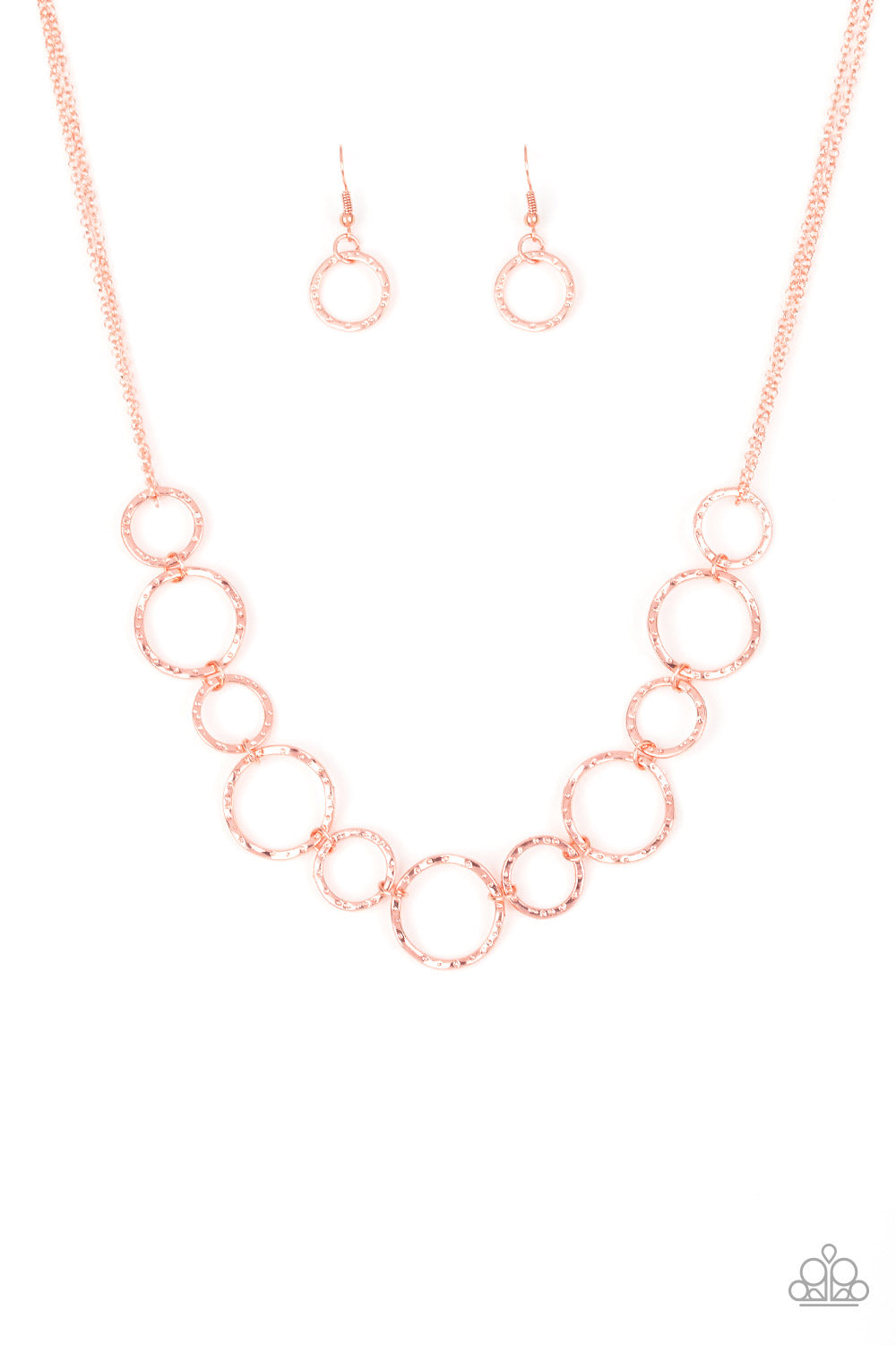 Circus Show - copper - Paparazzi necklace