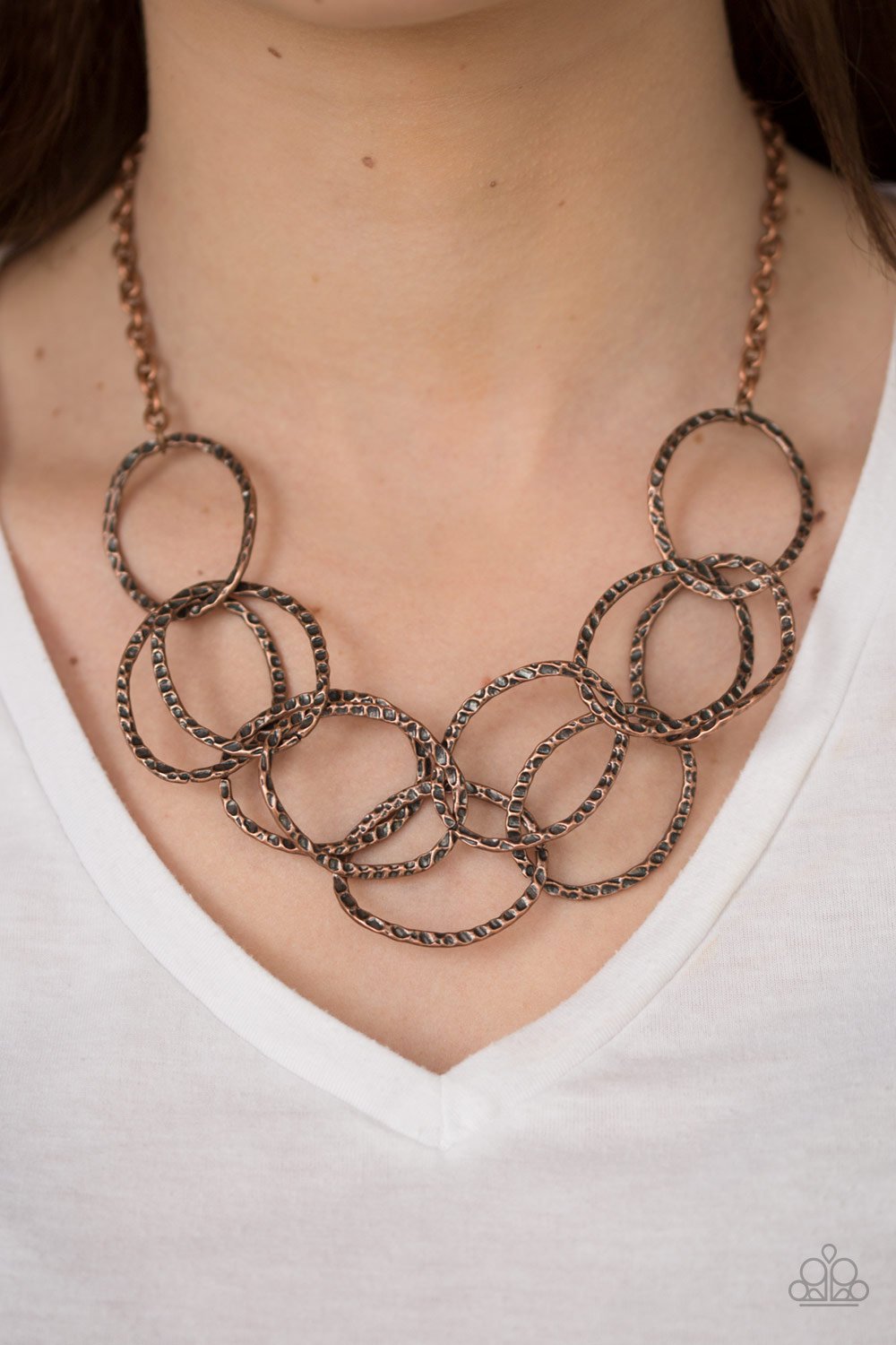 Circus Royale - copper - Paparazzi necklace