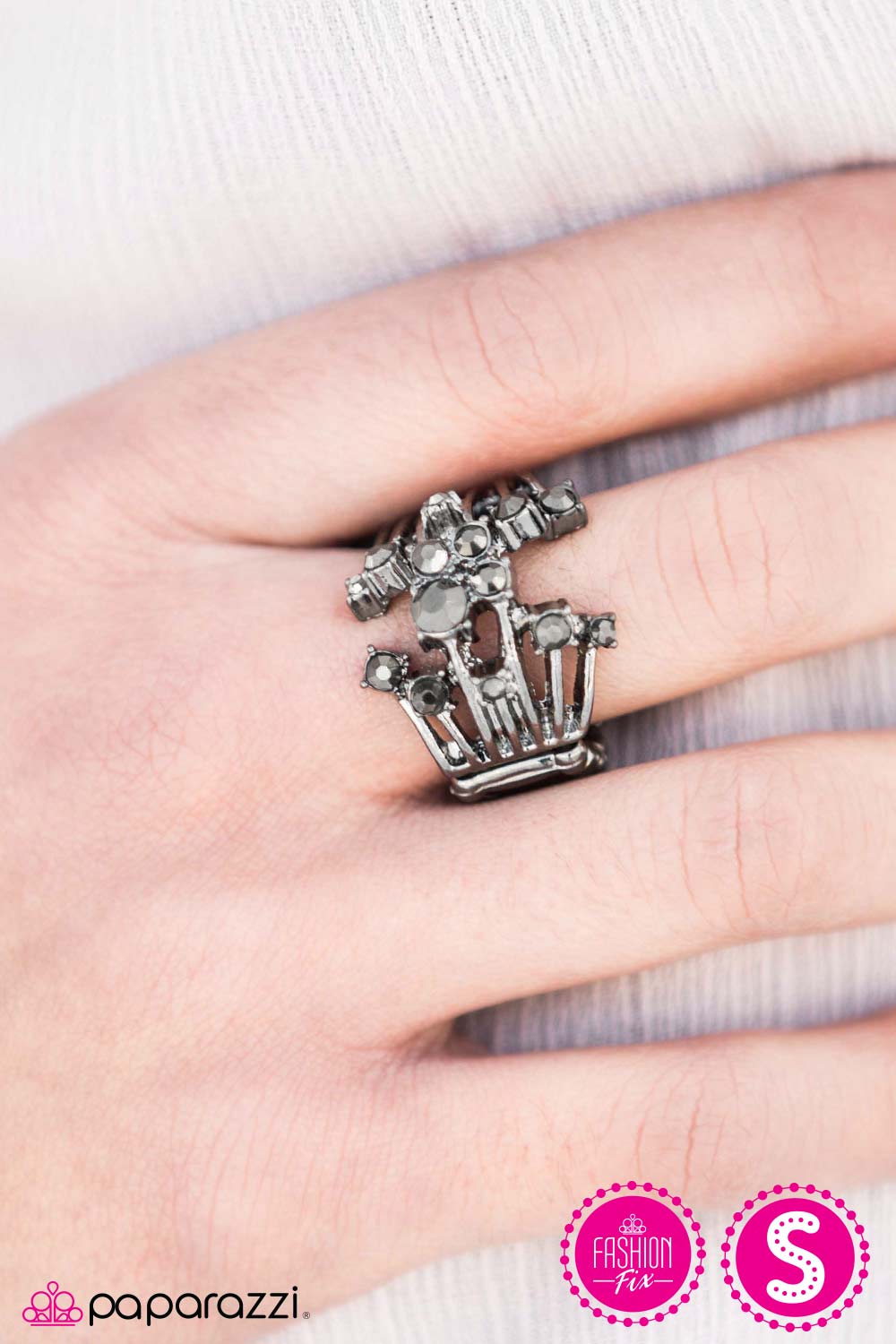 City SPARK - Black - Paparazzi ring