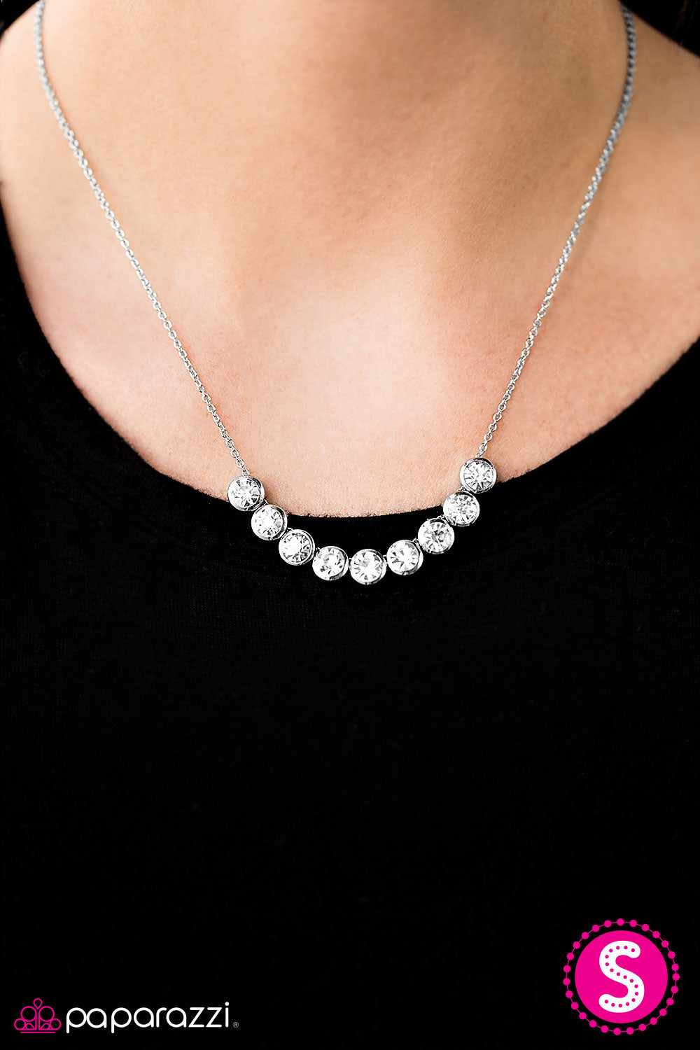 City Skyline - White - Paparazzi necklace