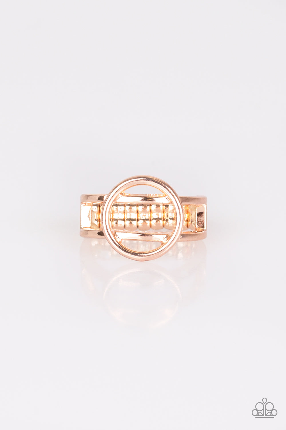 City Center Chic - rose gold - Paparazzi ring