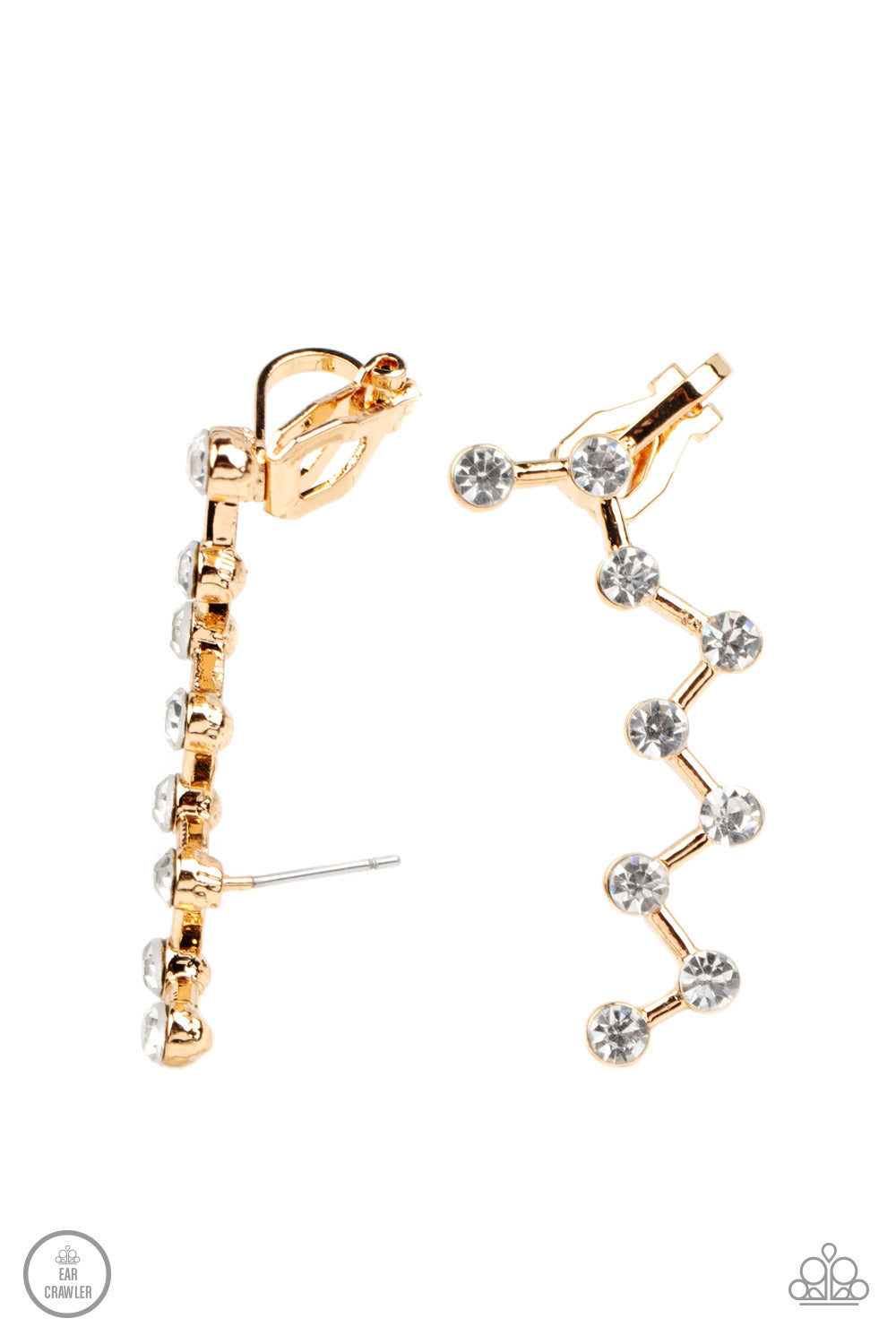 Clamoring Constellations - gold - Paparazzi earrings