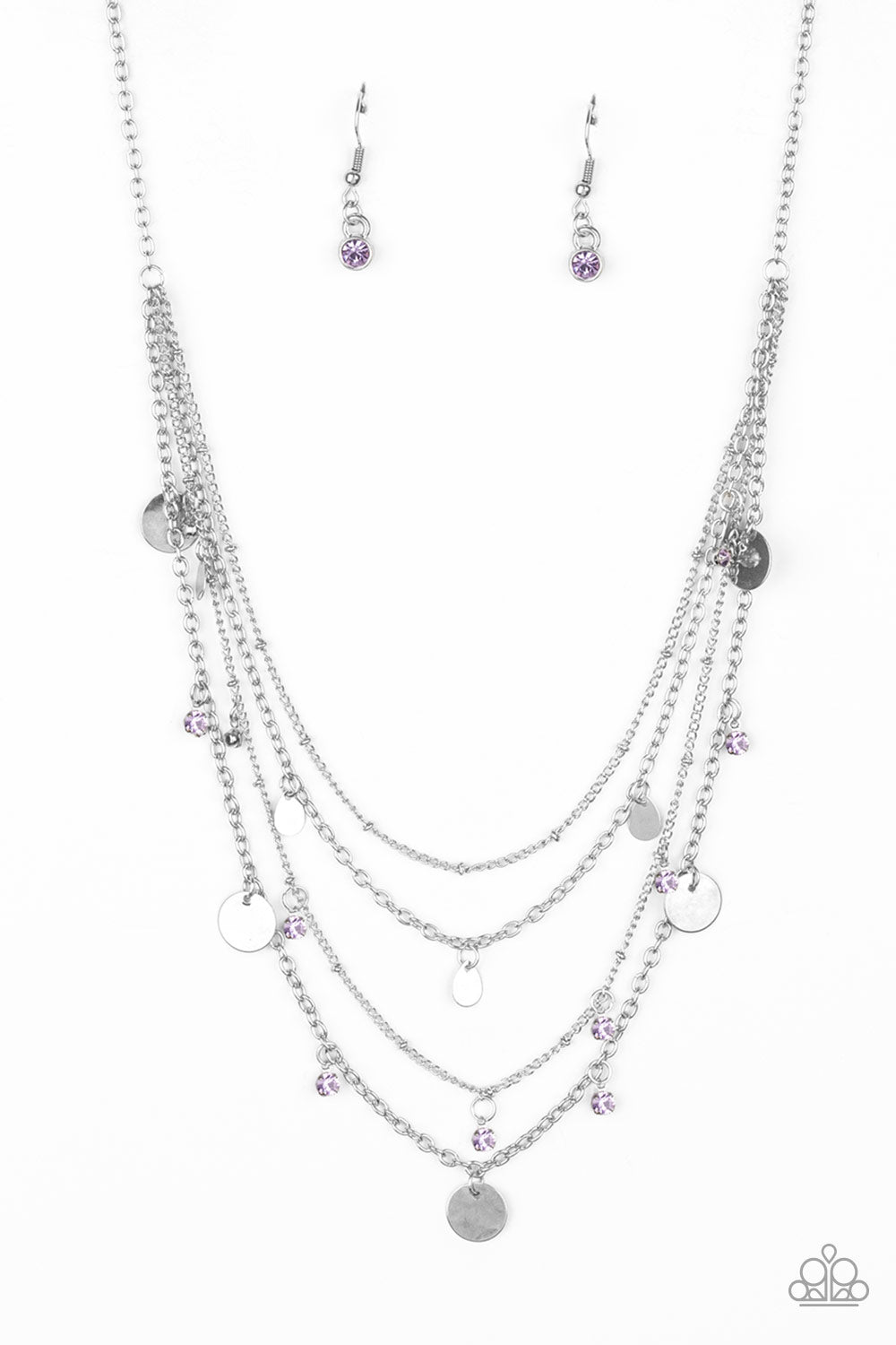 Classic Class Act - purple - Paparazzi necklace
