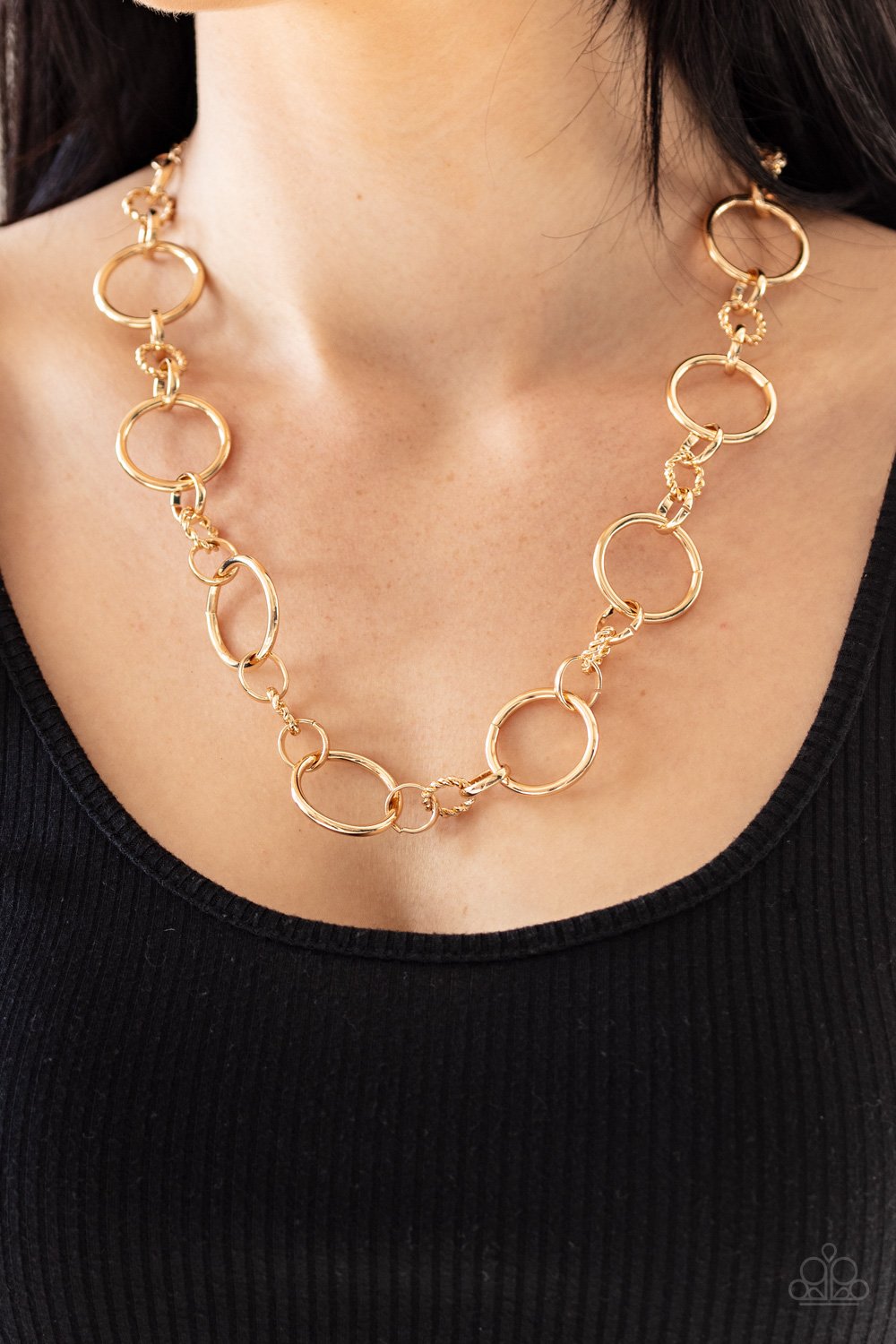 JewelryBlingThing Classic Combo gold - Paparazzi - – necklace