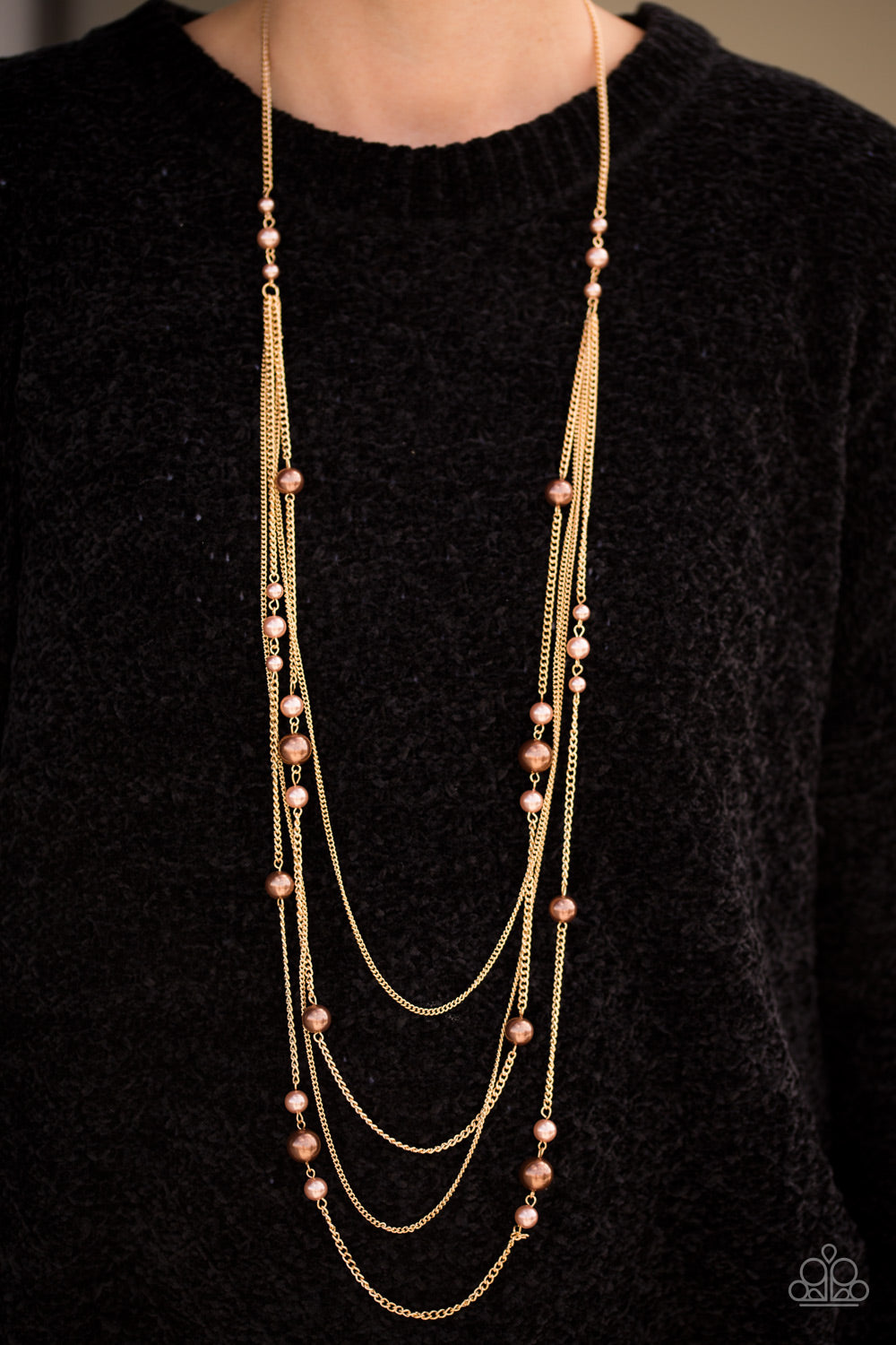 Classical Refinement - brown - Paparazzi necklace
