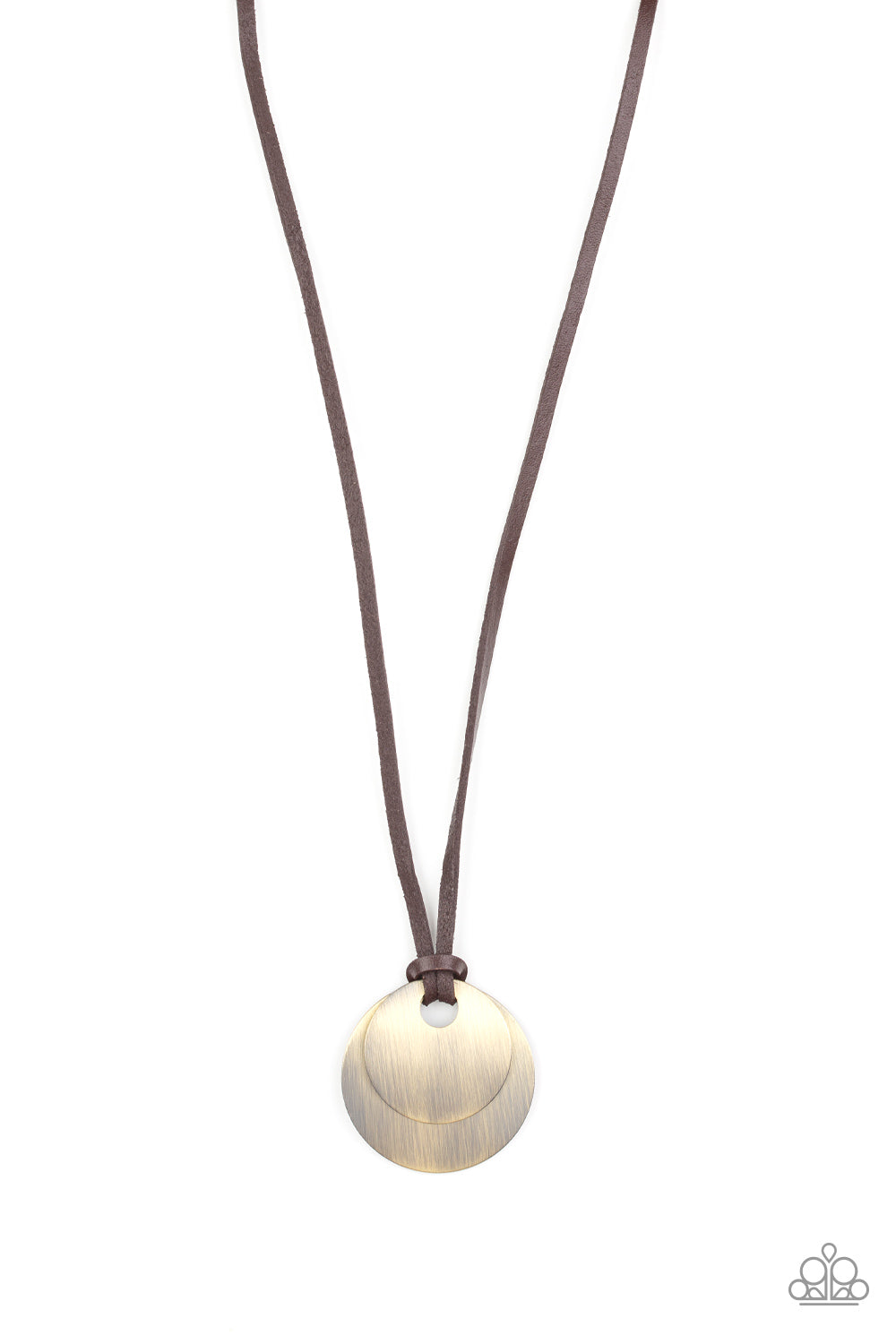Clean Slate - brass - Paparazzi necklace