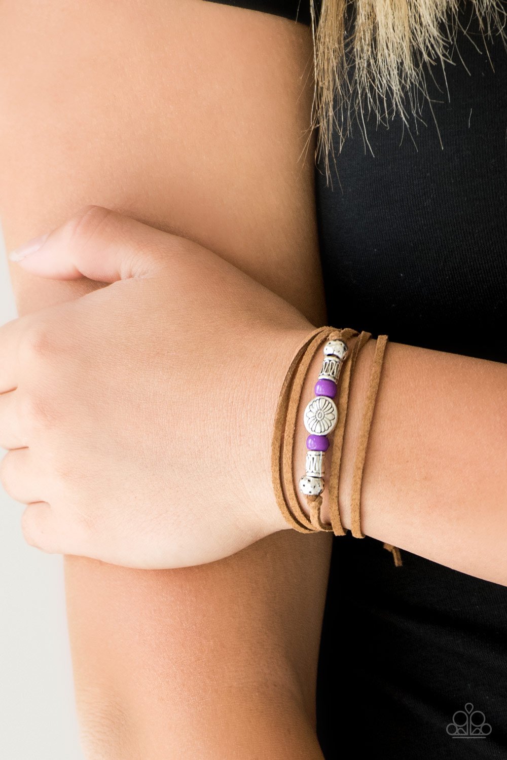Clear a Path - purple - Paparazzi bracelet