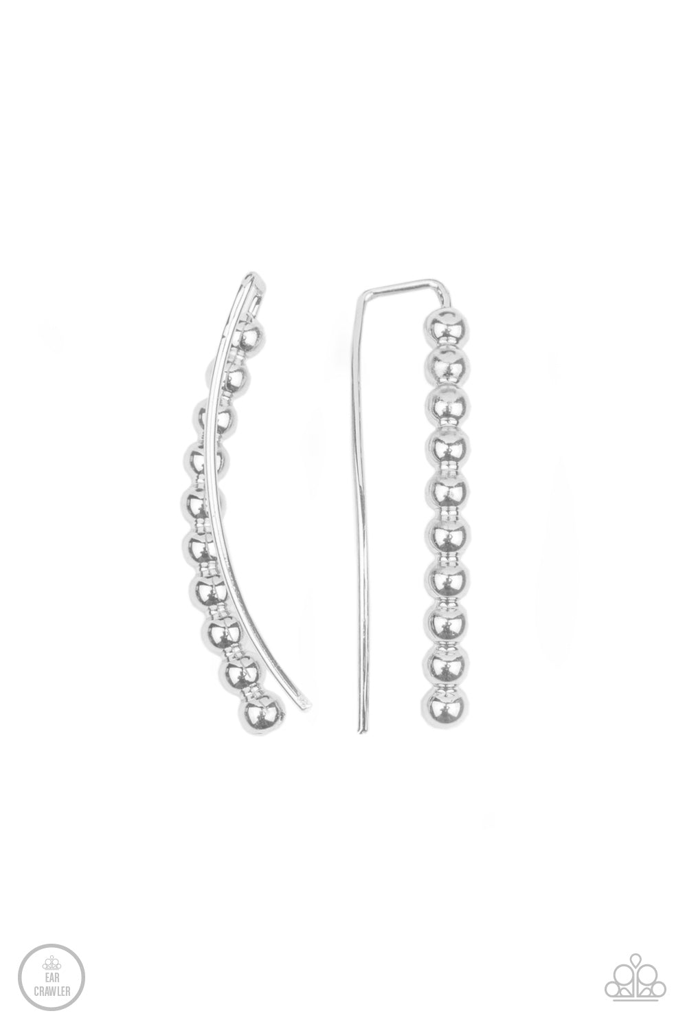 Climb On - silver - Paparazzi earrings