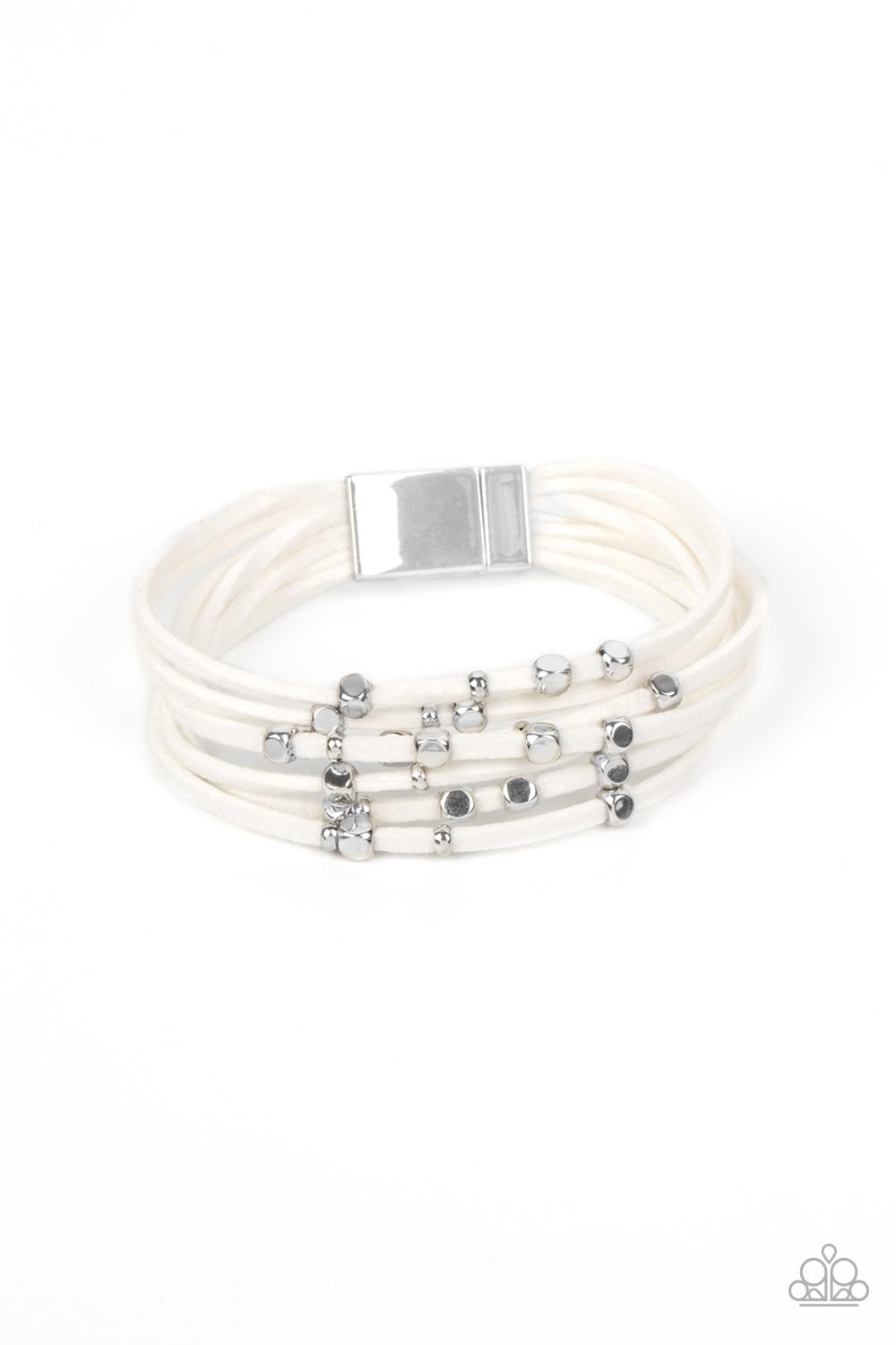 Clustered Constellations - white - Paparazzi bracelet