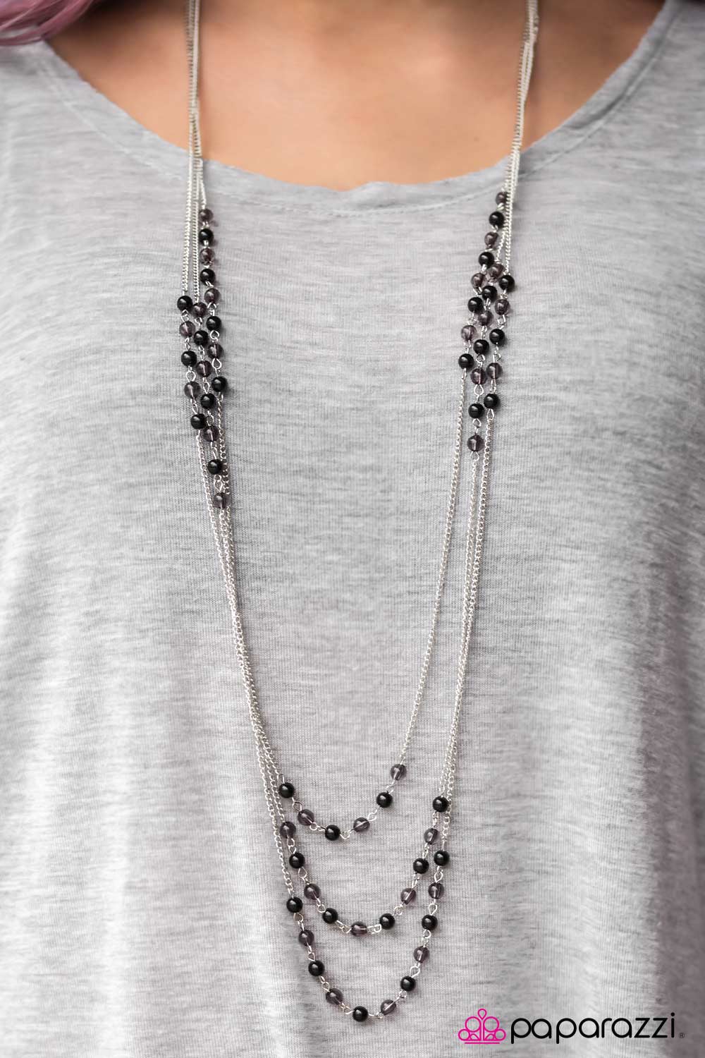 Color My World - Black - Paparazzi necklace