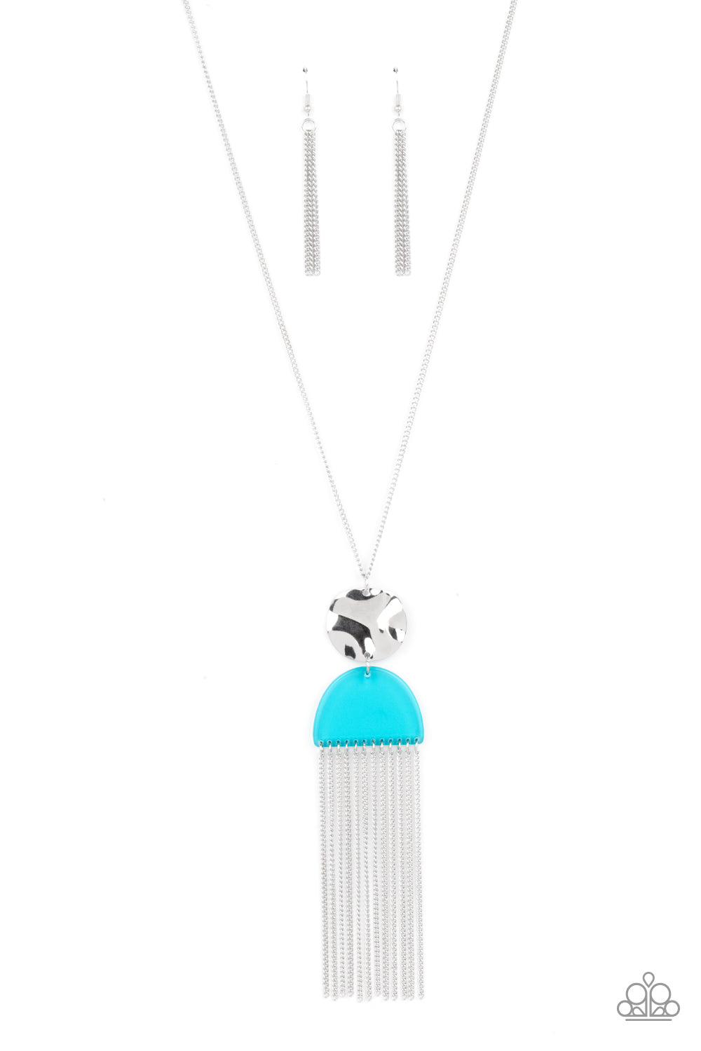 Color Me Neon - blue - Paparazzi necklace