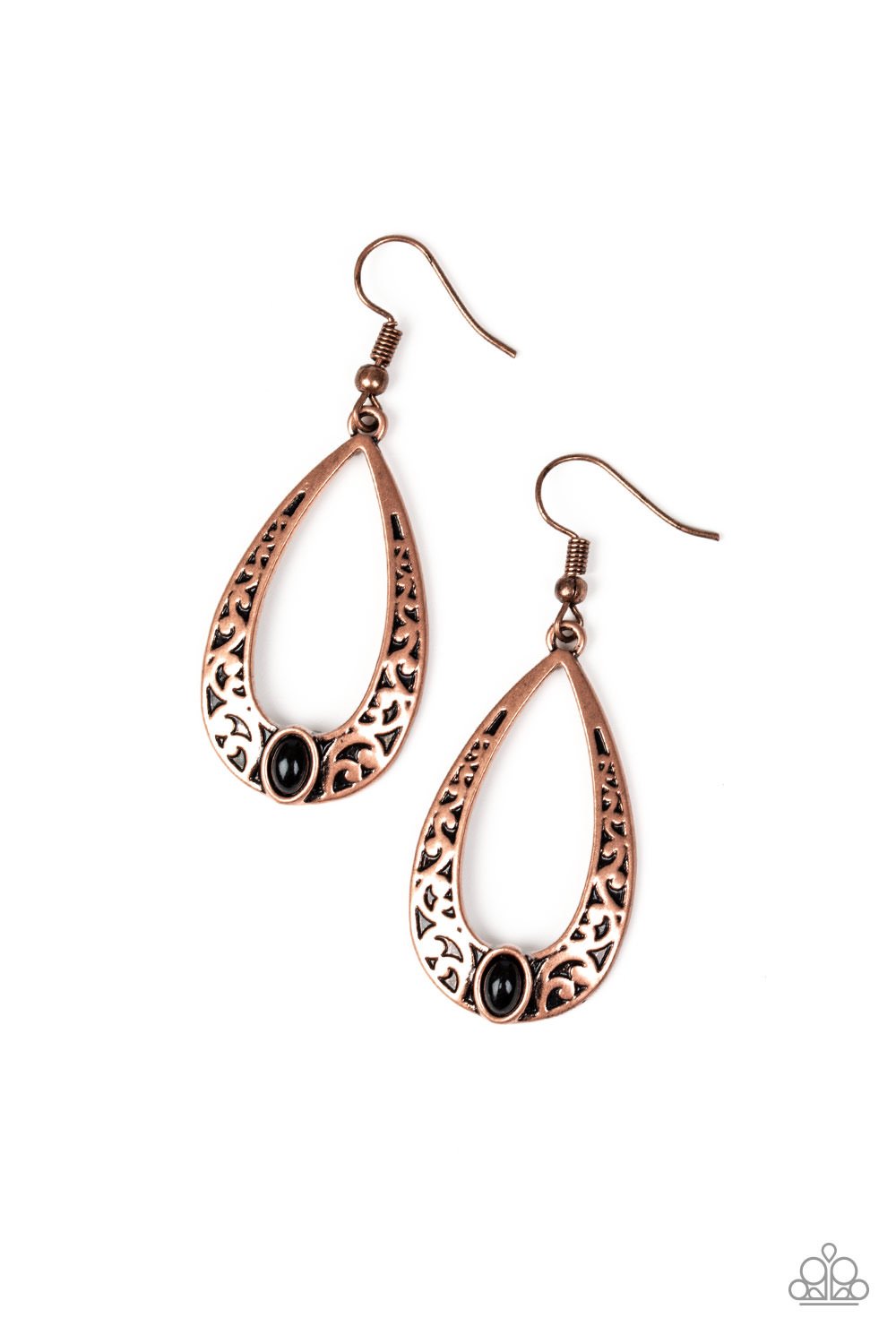 Colorfully Charismatic - copper - Paparazzi earrings
