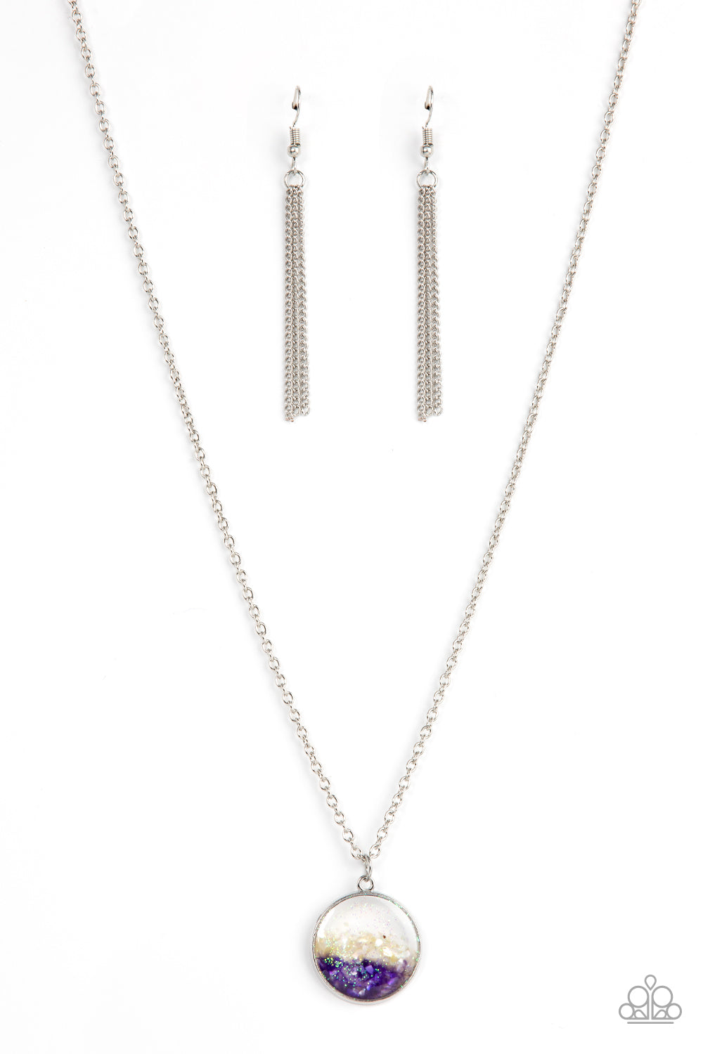 Completely Crushed - purple - Paparazzi necklace