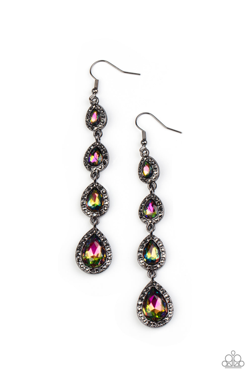 Confidently Classy - multi - Paparazzi earrings