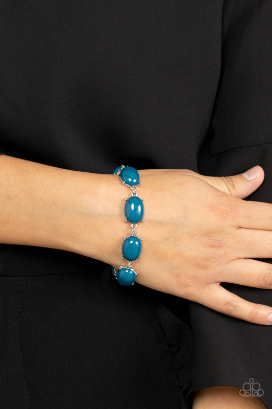 Confidently Colorful - blue - Paparazzi bracelet