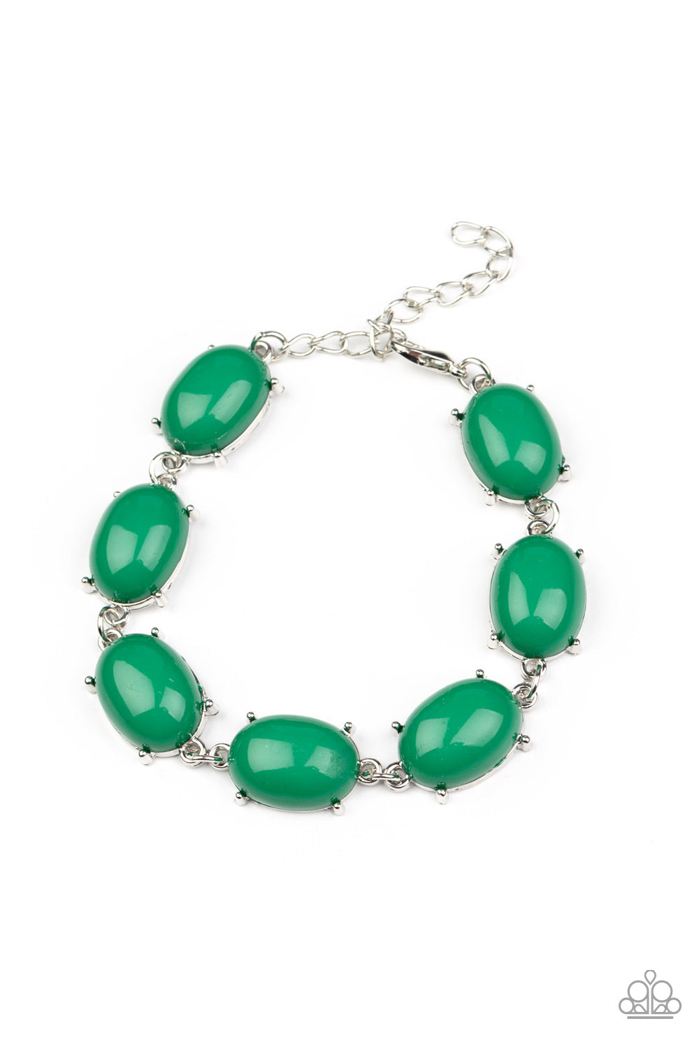 Confidently Colorful - green - Paparazzi bracelet