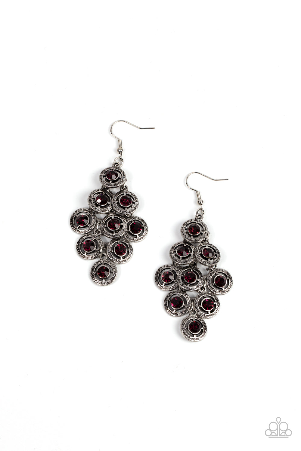 Constellation Cruise - purple - Paparazzi earrings