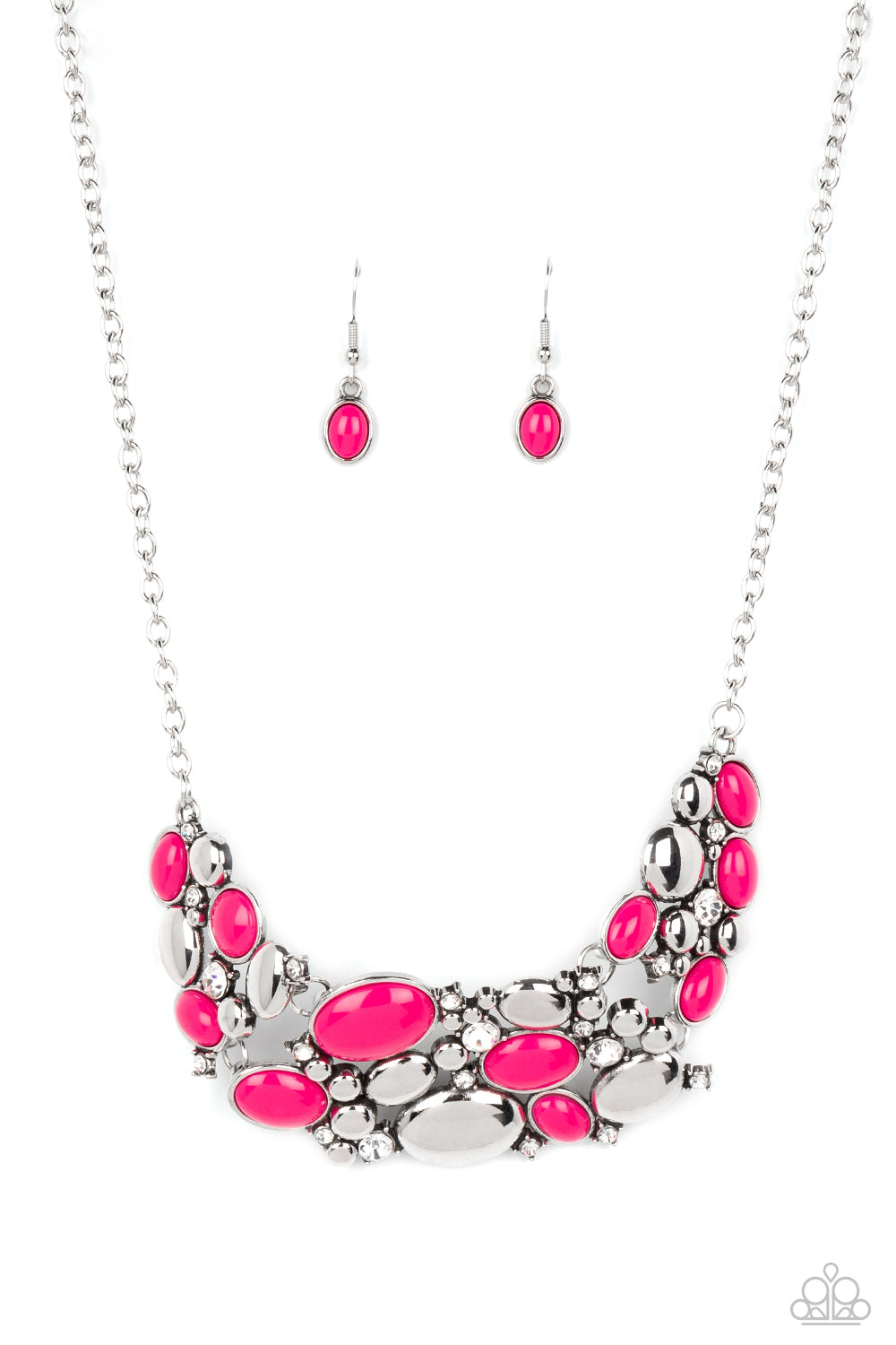 Contemporary Calamity - pink - Paparazzi necklace