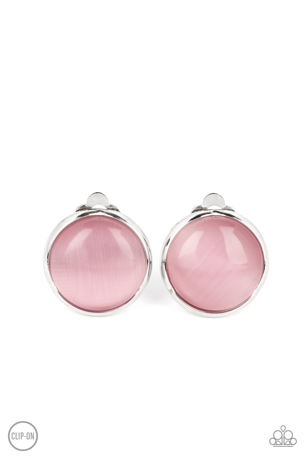Cool Pools - pink - Paparazzi CLIP ON earrings