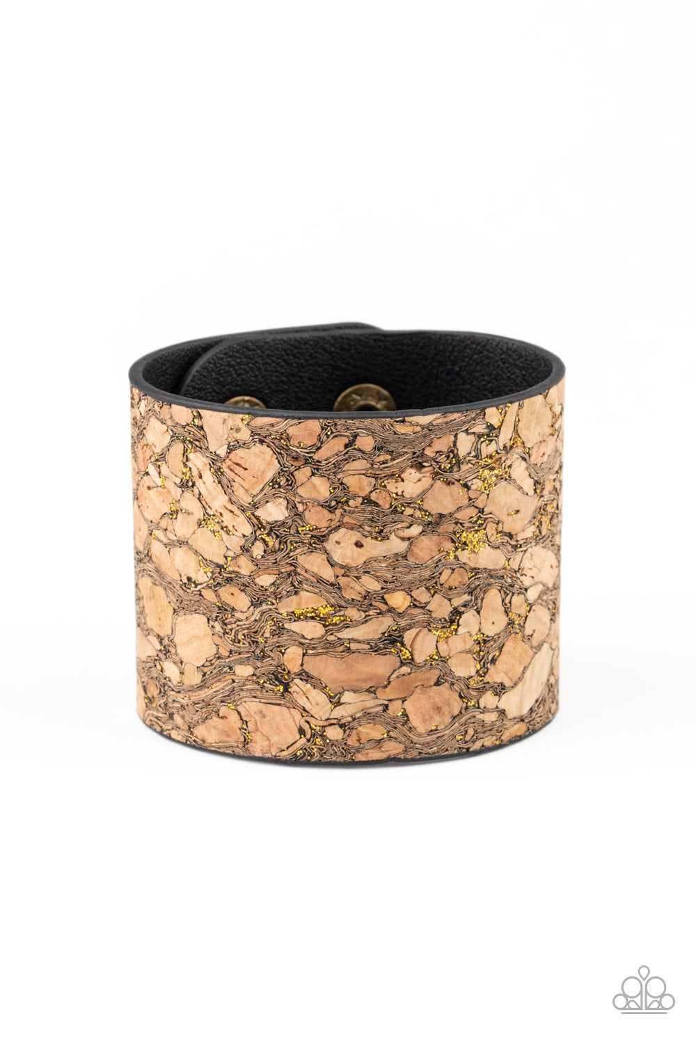Cork Congo - brass - Paparazzi bracelet