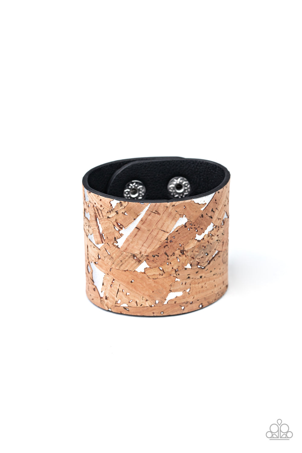 Cork Congo - silver - Paparazzi bracelet