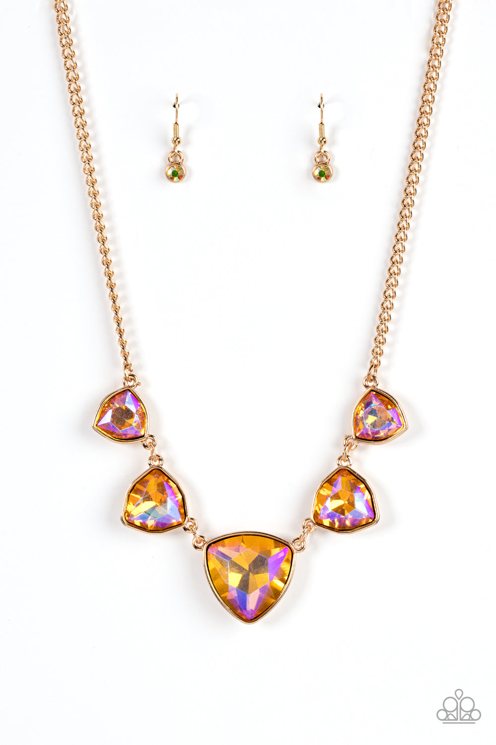 Cosmic Constellations - gold - Paparazzi necklace