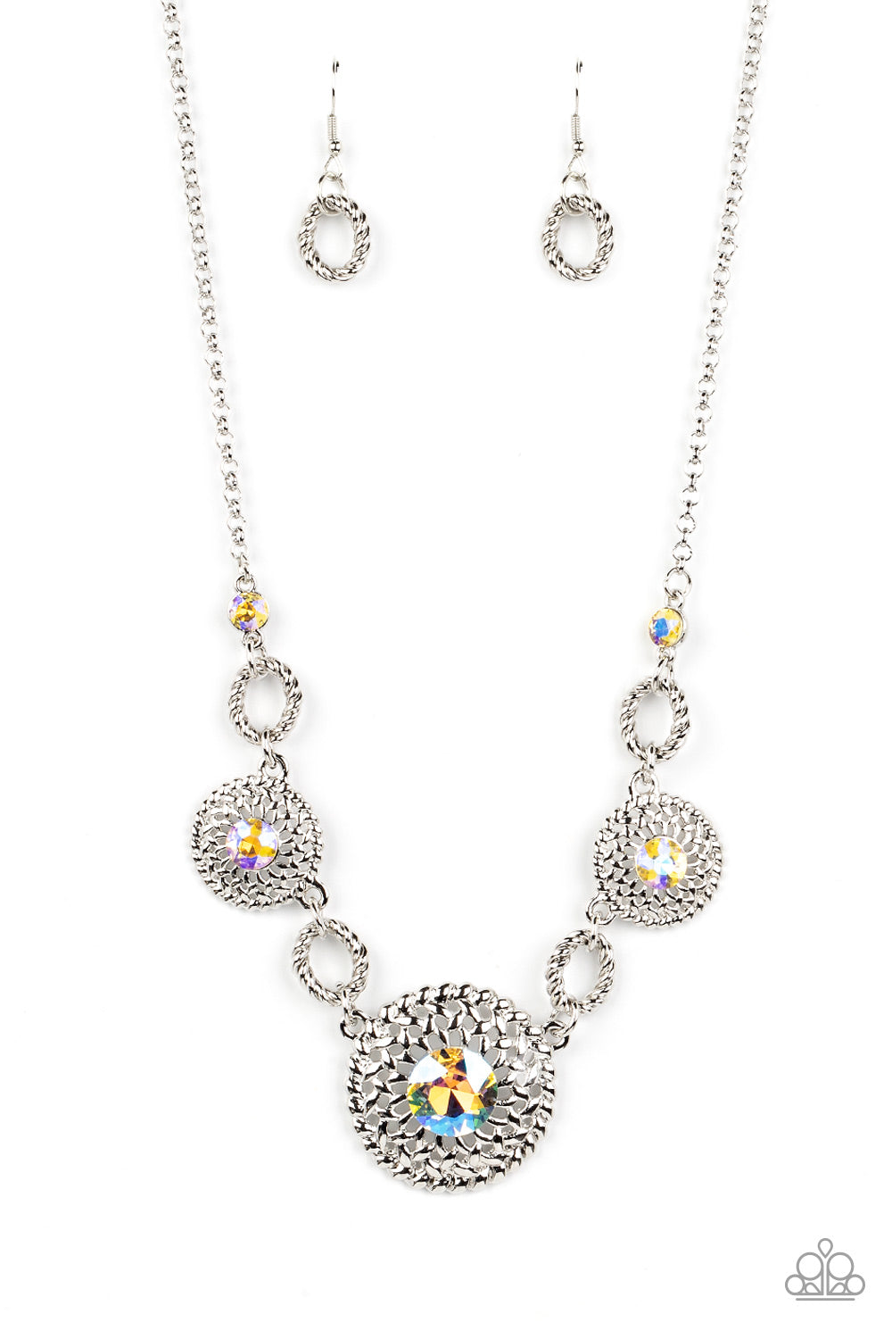 Cosmic Cosmos - yellow - Paparazzi necklace