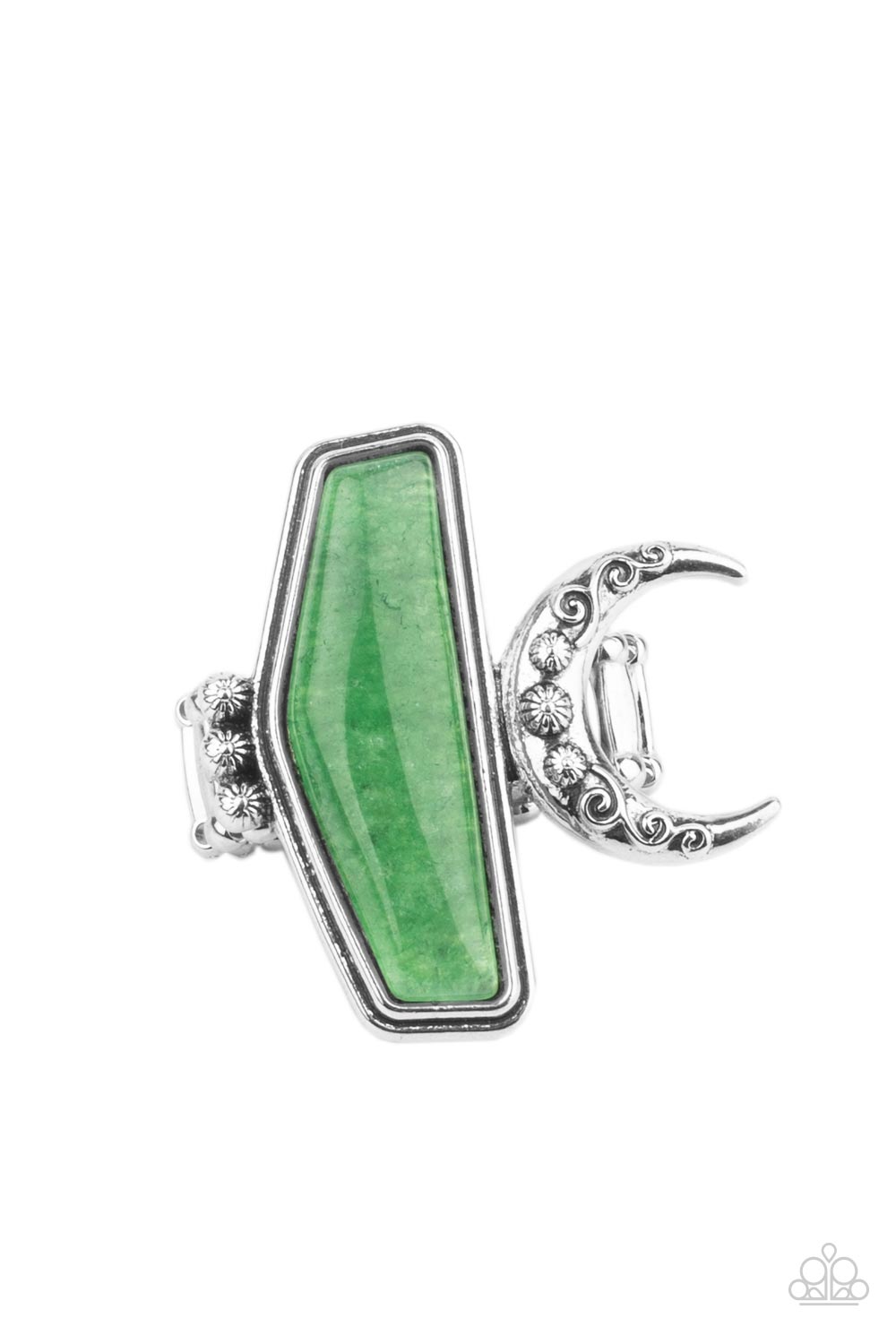 Cosmic Karma - green - Paparazzi ring