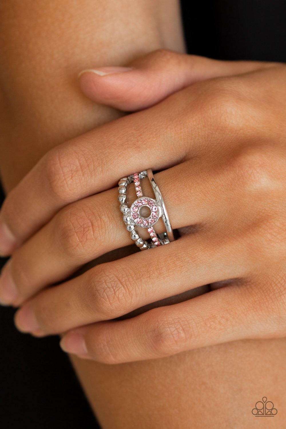 Cost of Living-pink-Paparazzi ring