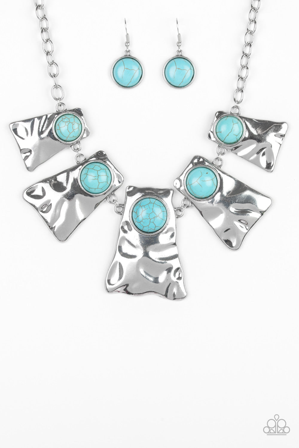 Cougar - blue - Paparazzi necklace