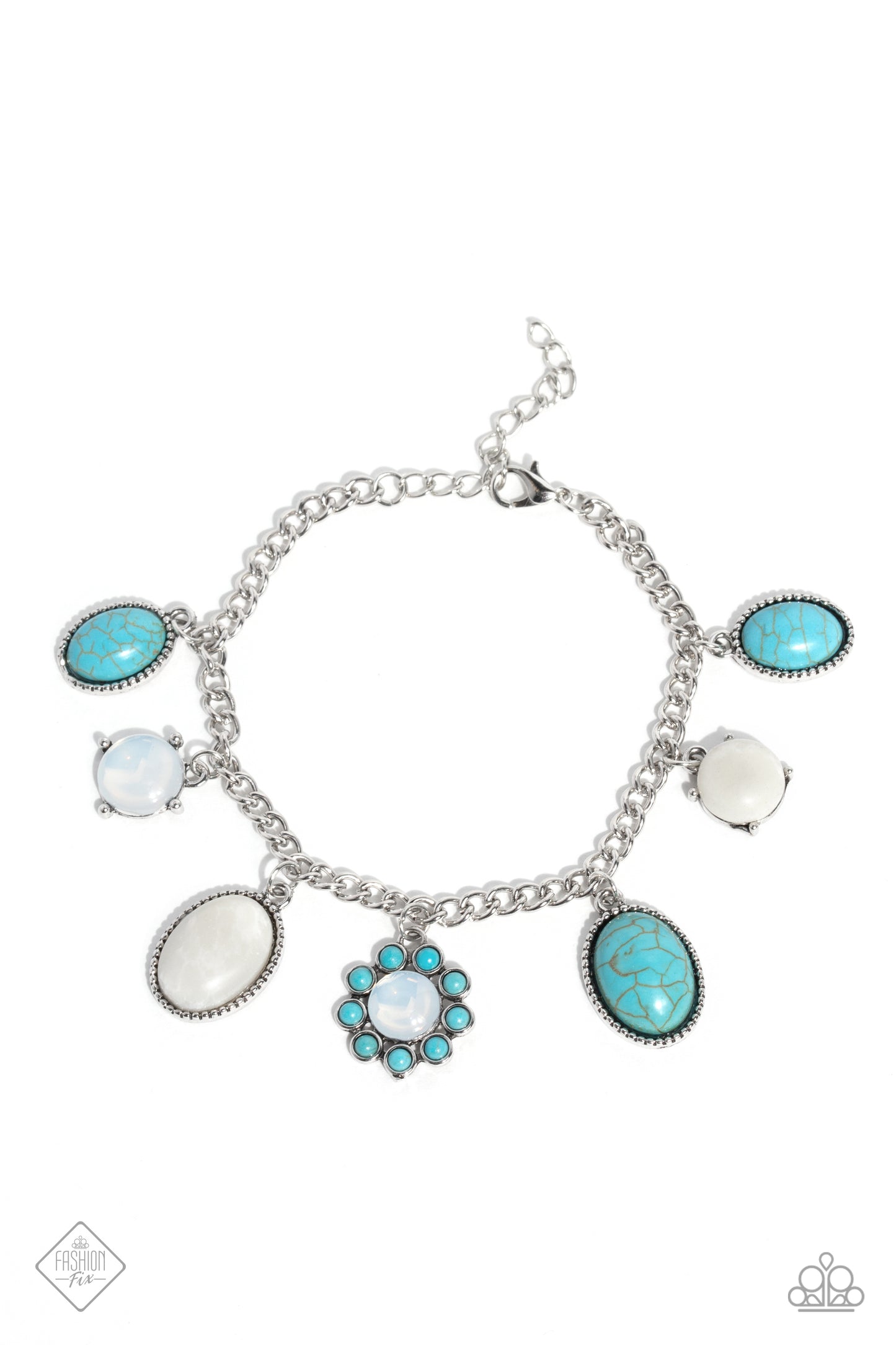 Cowboy Charm - blue - Paparazzi bracelet