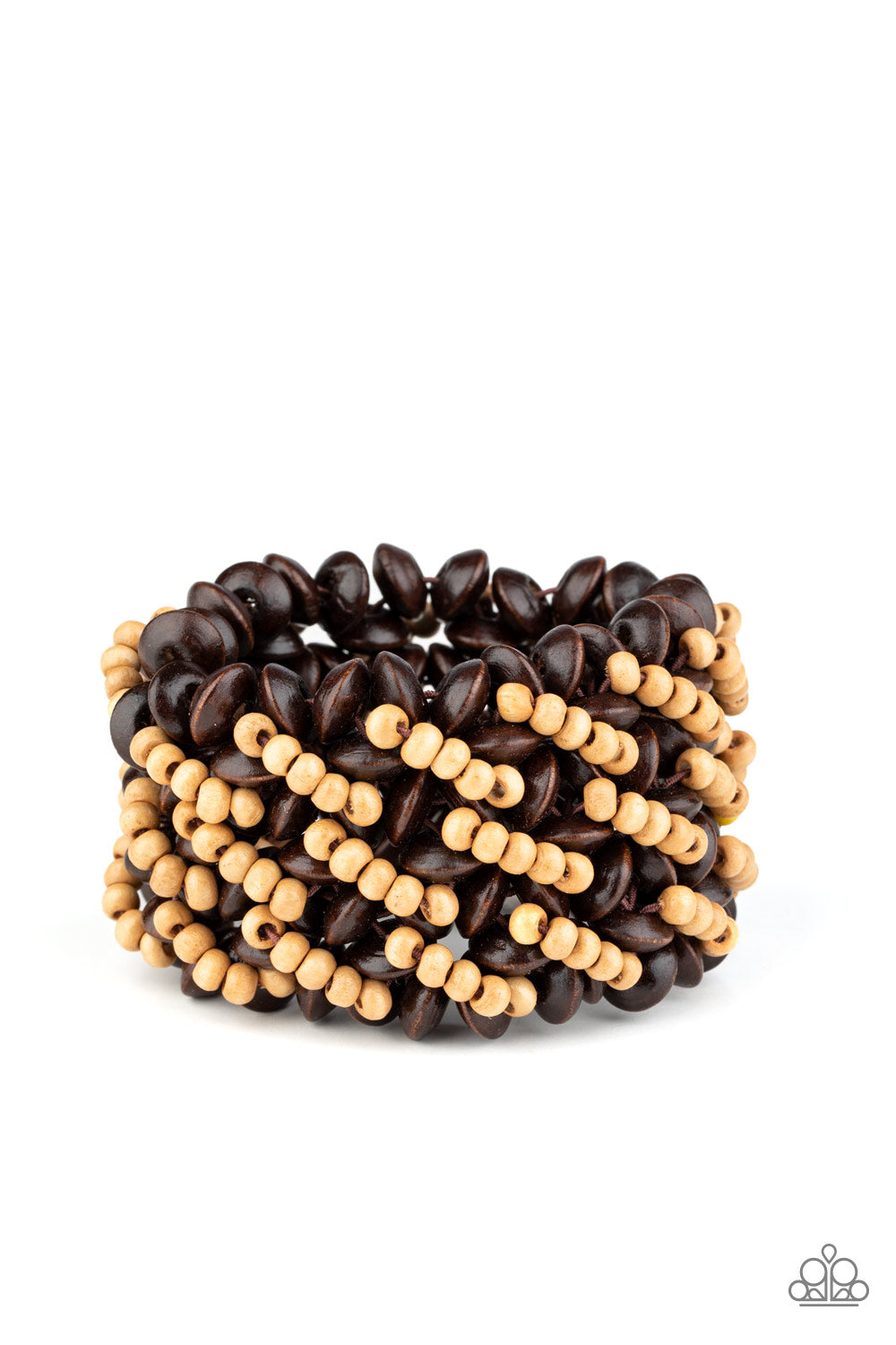 Cozy in Cozumel - brown - Paparazzi bracelet