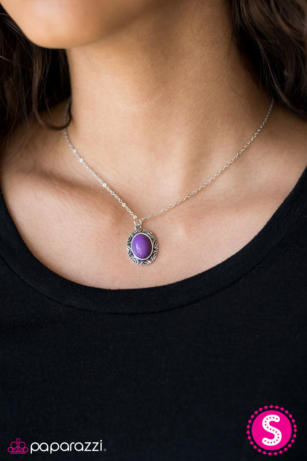 Create Your Own Sunshine - Purple - Paparazzi necklace