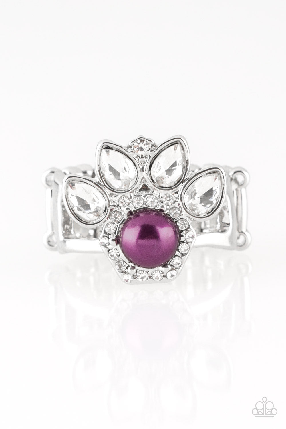 Crown Coronation - purple - Paparazzi ring