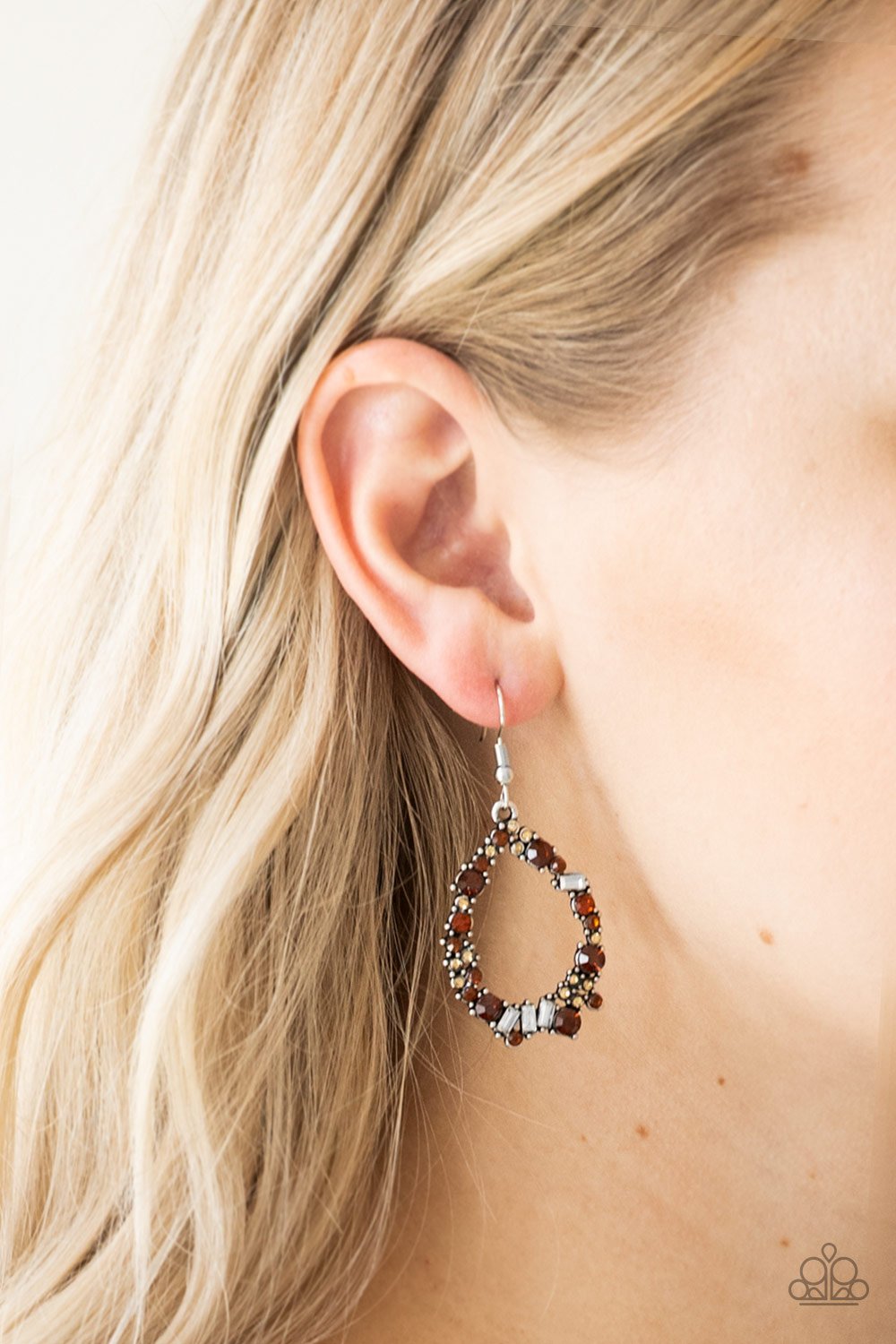 Crushing Couture - multi - Paparazzi earrings