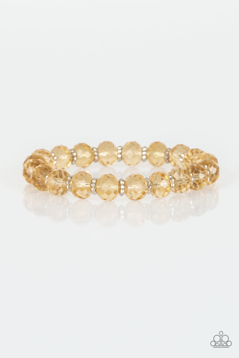Crystal Candelabras - gold - Paparazzi bracelet