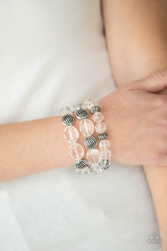Crystal Charisma - white - Paparazzi bracelet