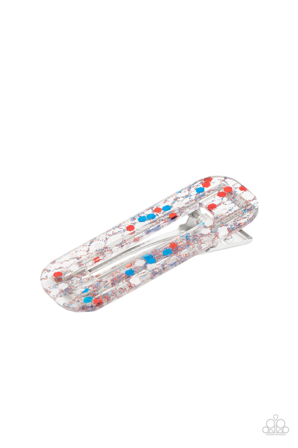 Cue the Sparklers - multi (patriotic) - Paparazzi hair clip