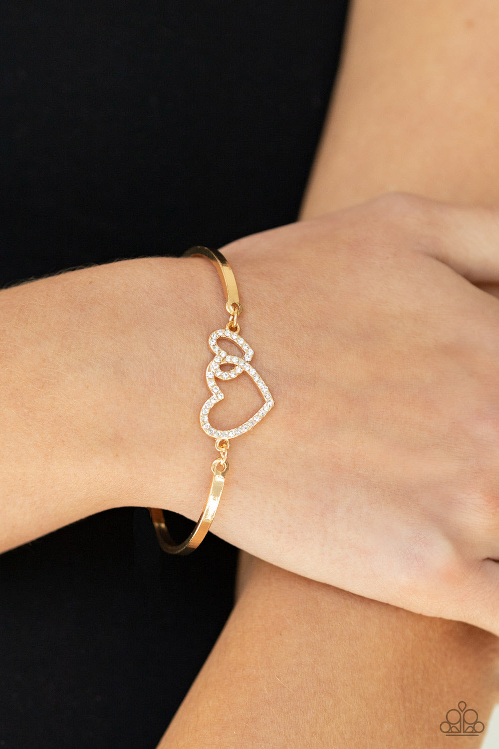 Gold-plated Fall in love bracelet, from the Cupid collection – buy at  Poison Drop online store, SKU 19157.