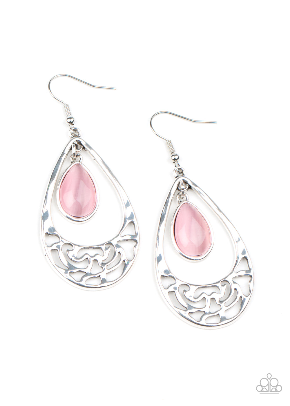 DEW You Feel Me? - pink - Paparazzi earrings