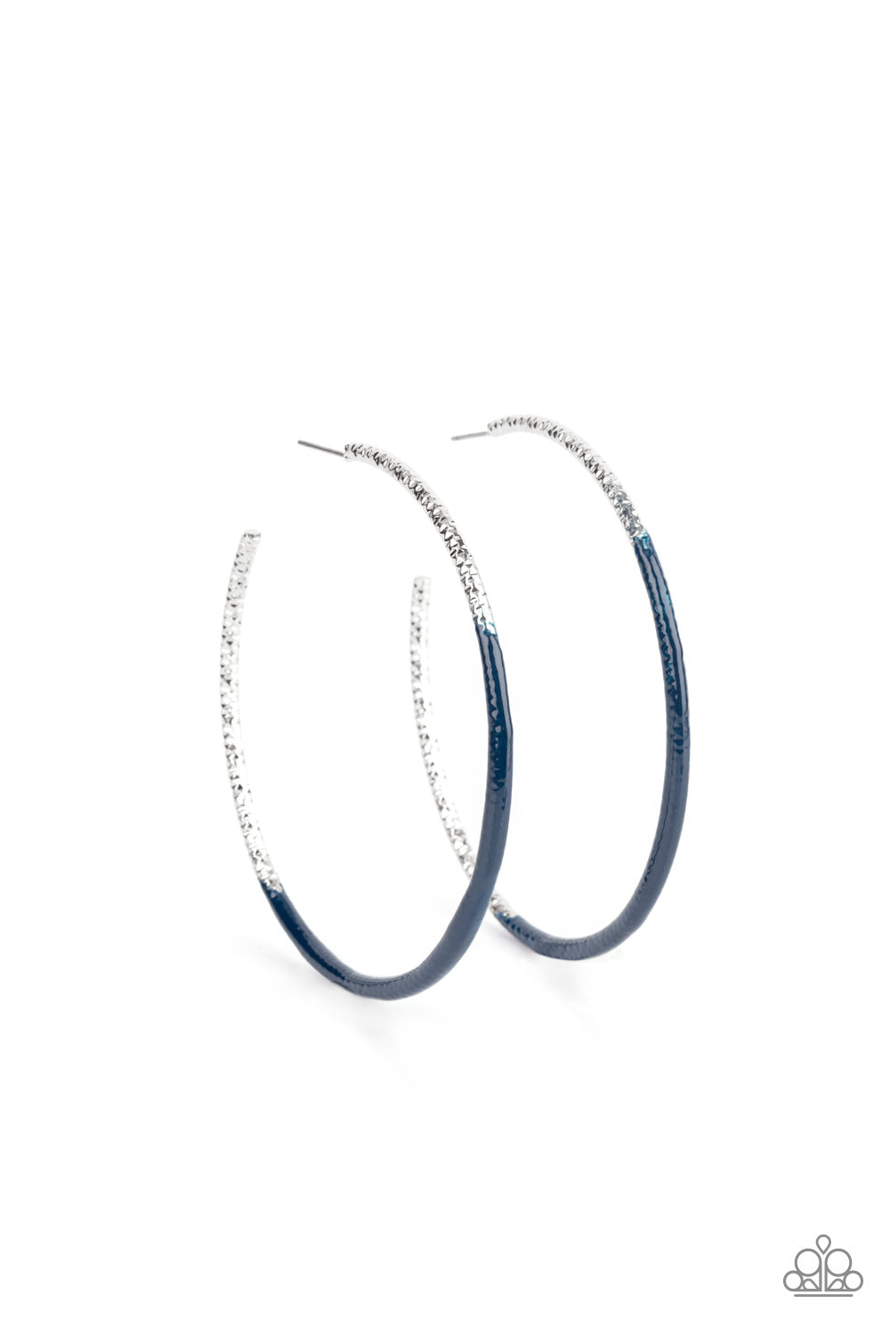 DIP, DIP, Hooray! - blue - Paparazzi earrings