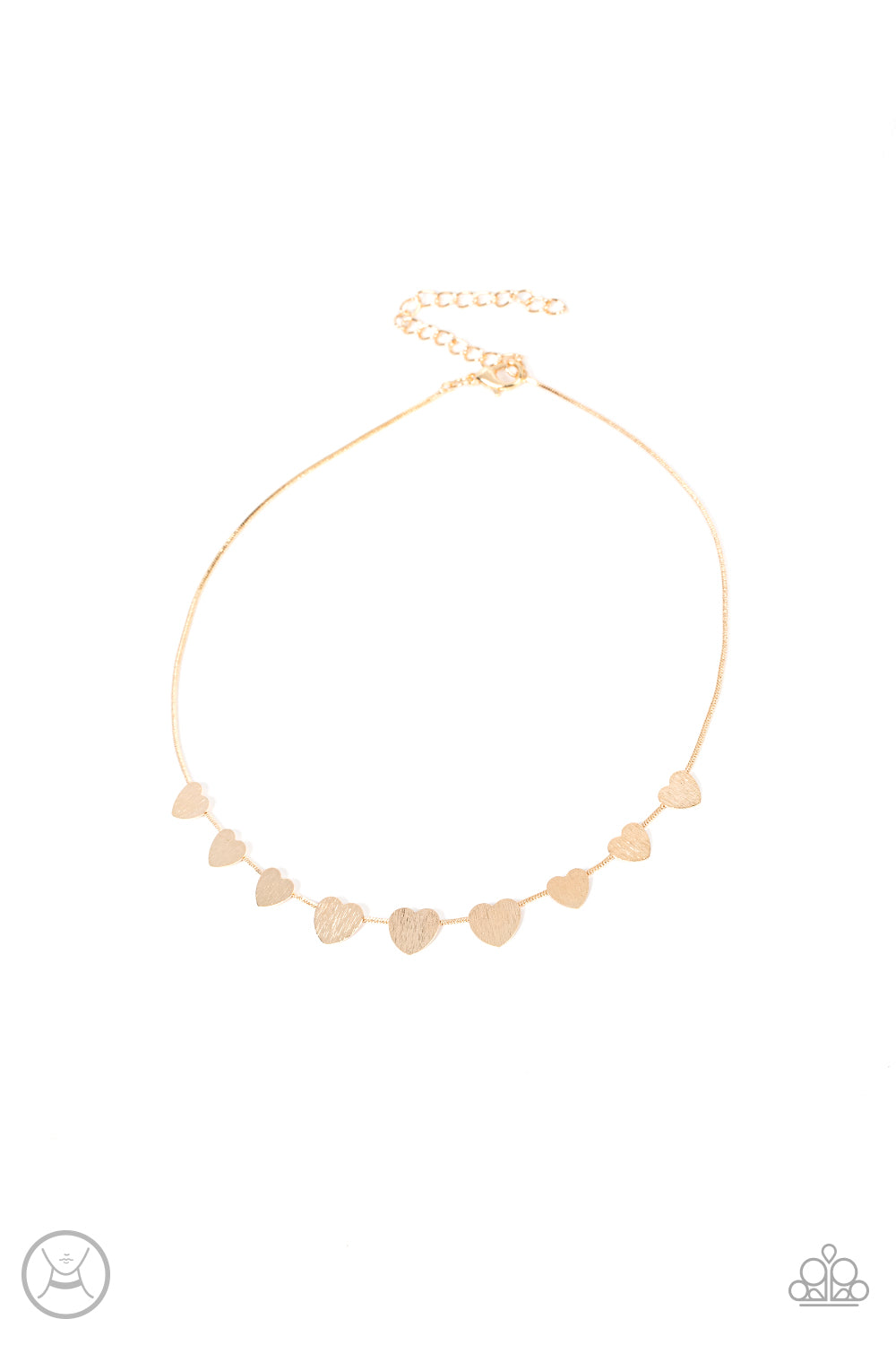 Dainty Desire - gold - Paparazzi necklace