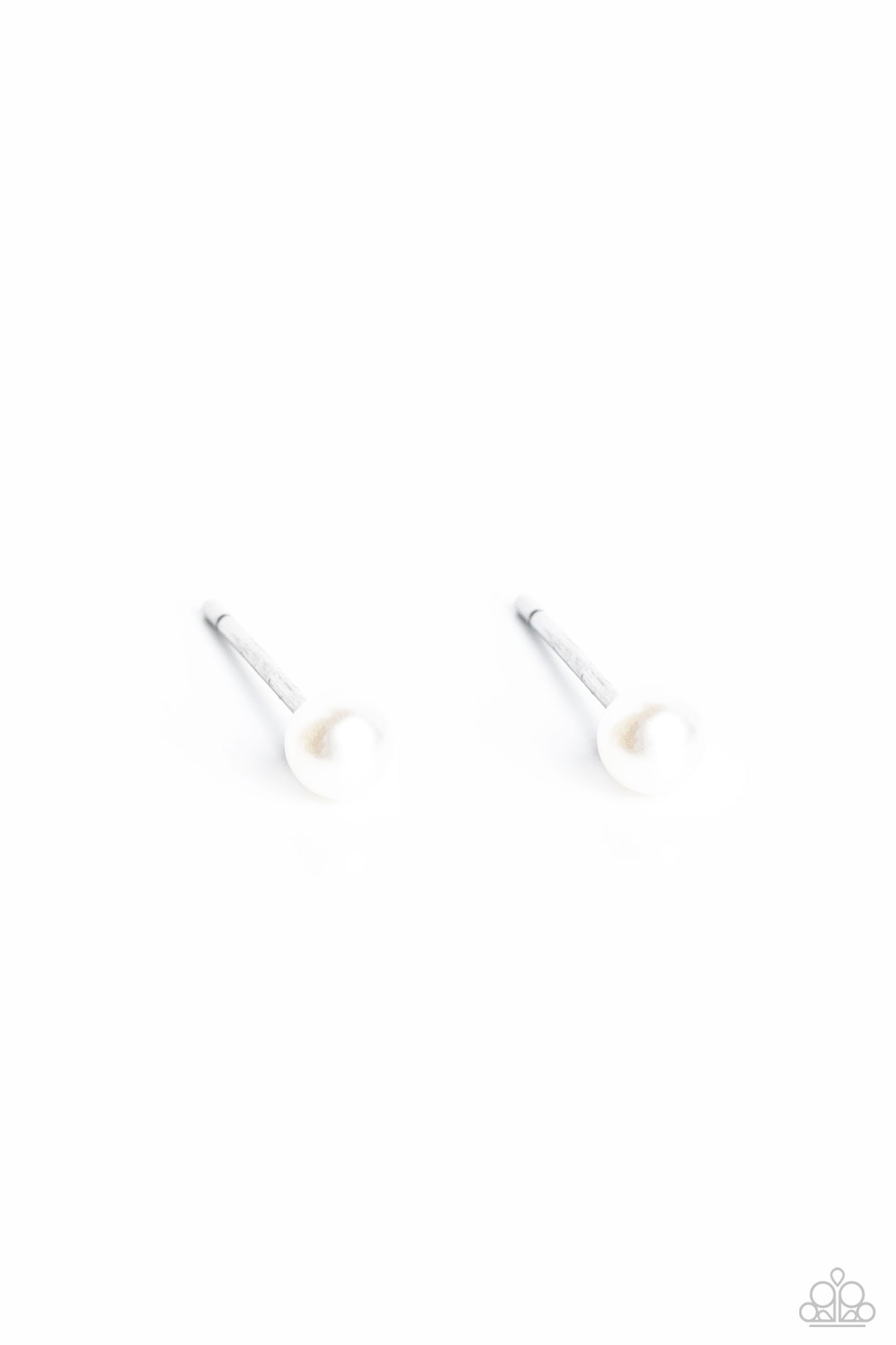 Dainty Details - white - Paparazzi earrings