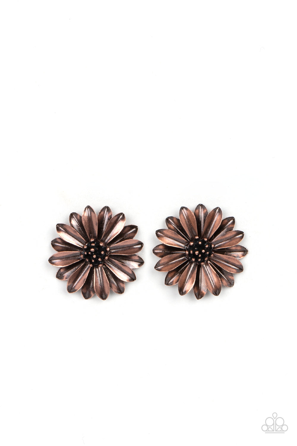 Daisy Dilemma - copper - Paparazzi earrings
