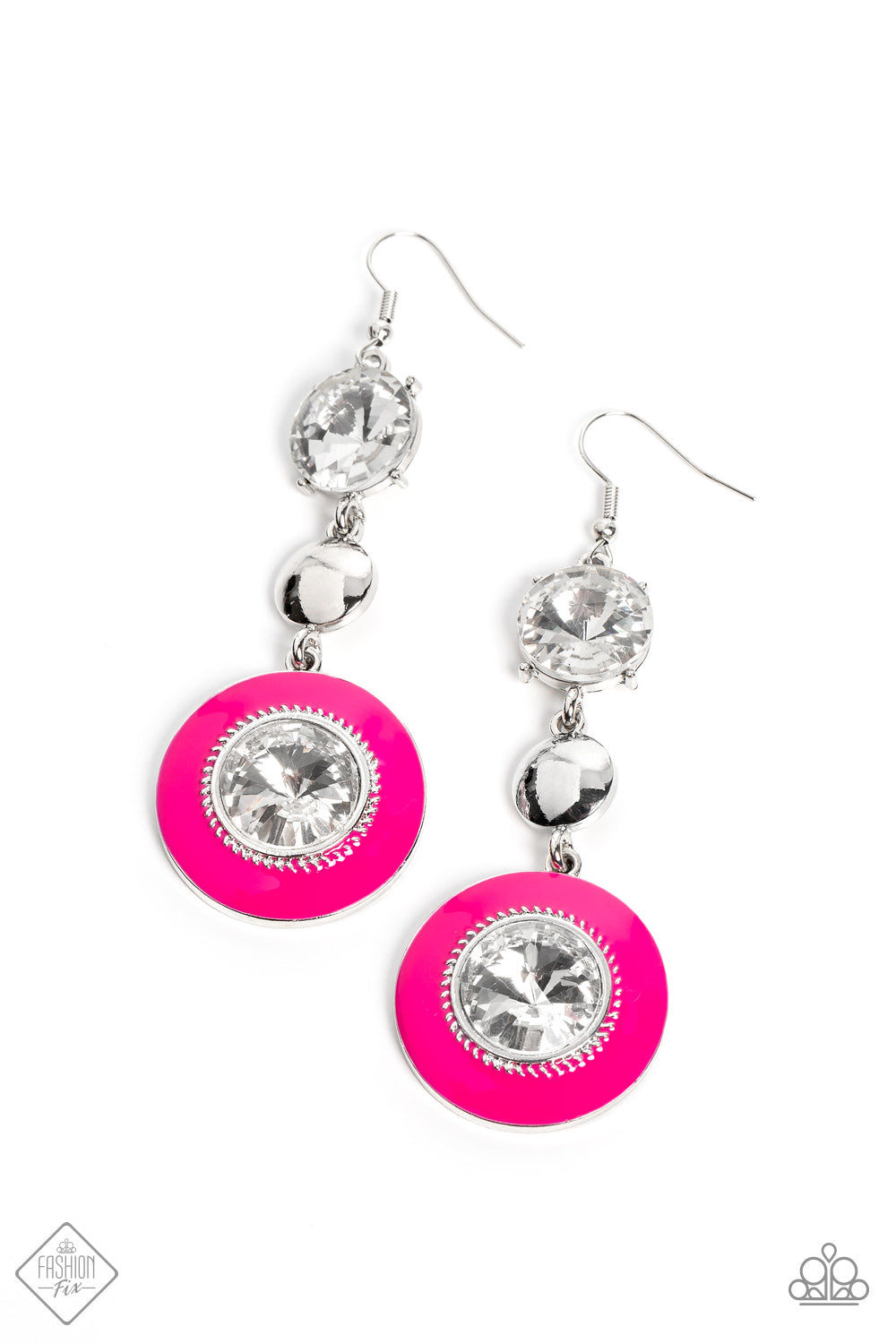 Dame Disposition - pink - Paparazzi earrings
