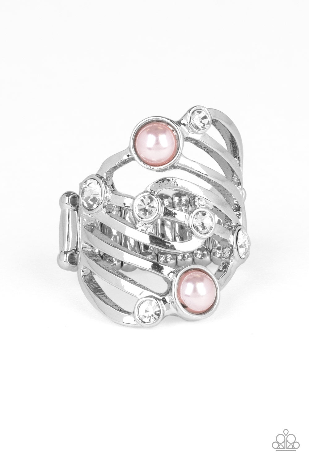 Dancing Diamonds - pink - Paparazzi ring
