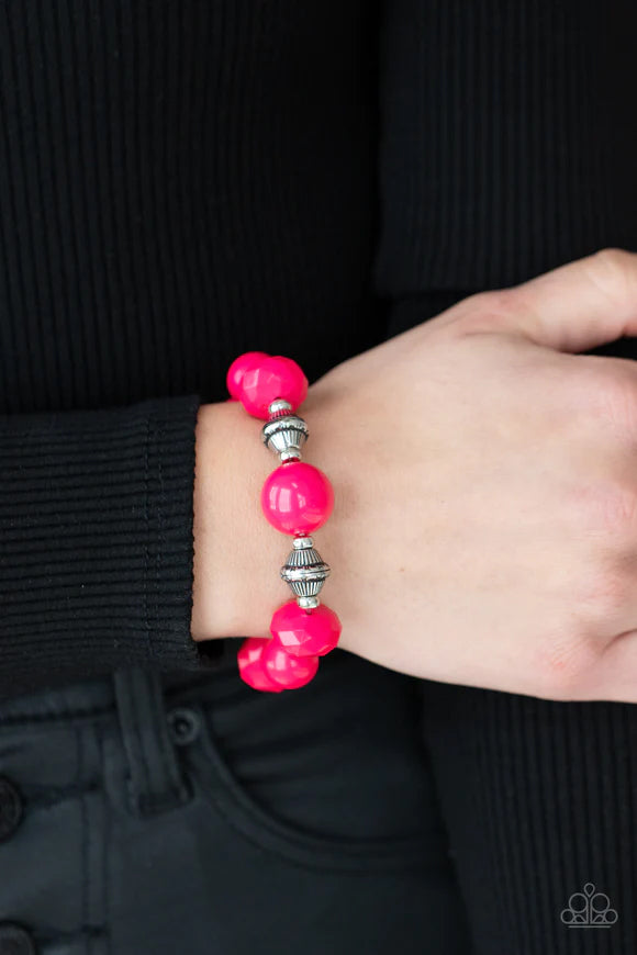 Day Trip Discovery - pink - Paparazzi bracelet – JewelryBlingThing