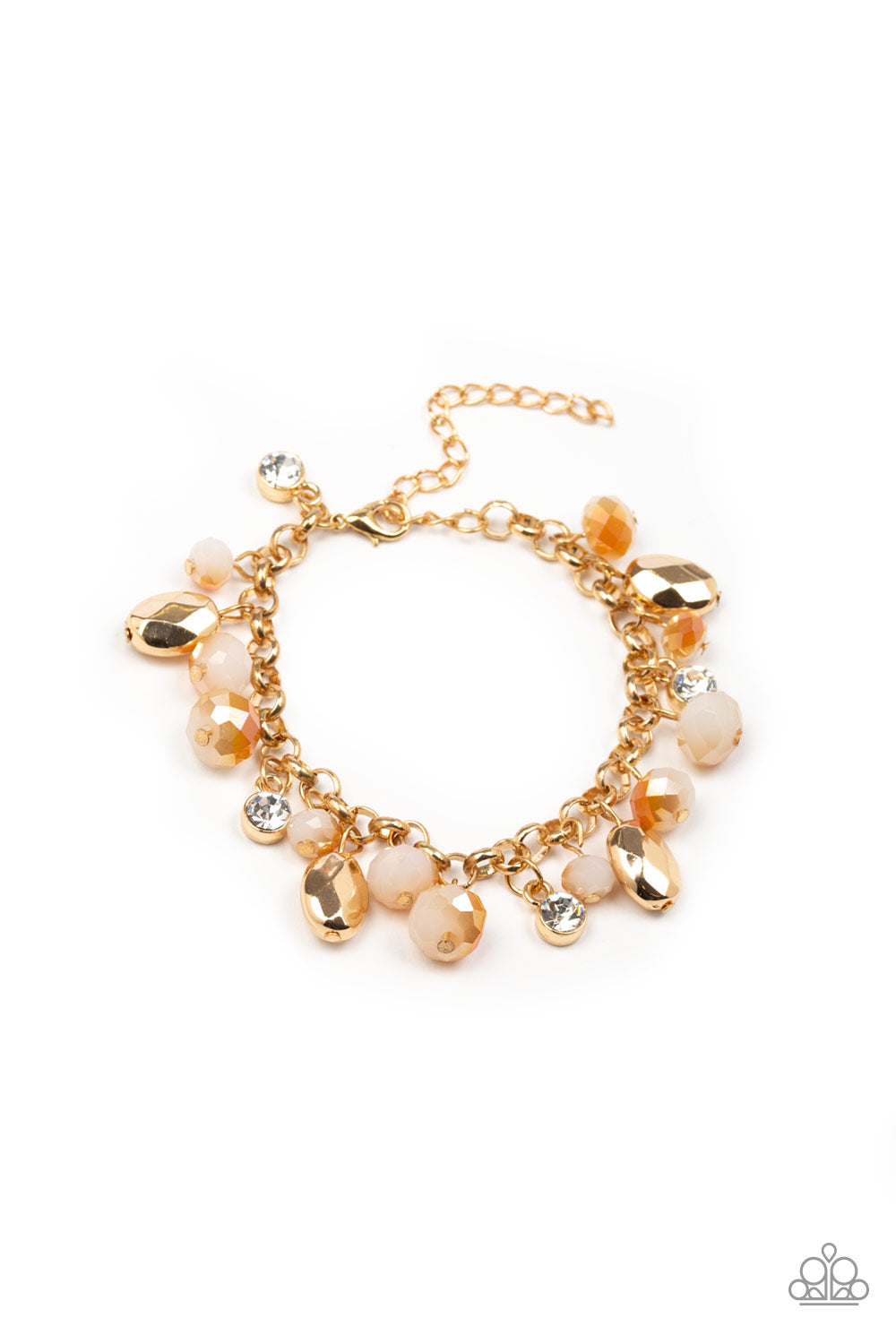 Dazing Dazzle - gold - Paparazzi bracelet