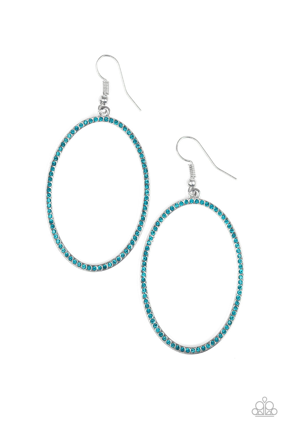 Dazzle On Demand - blue - Paparazzi earrings